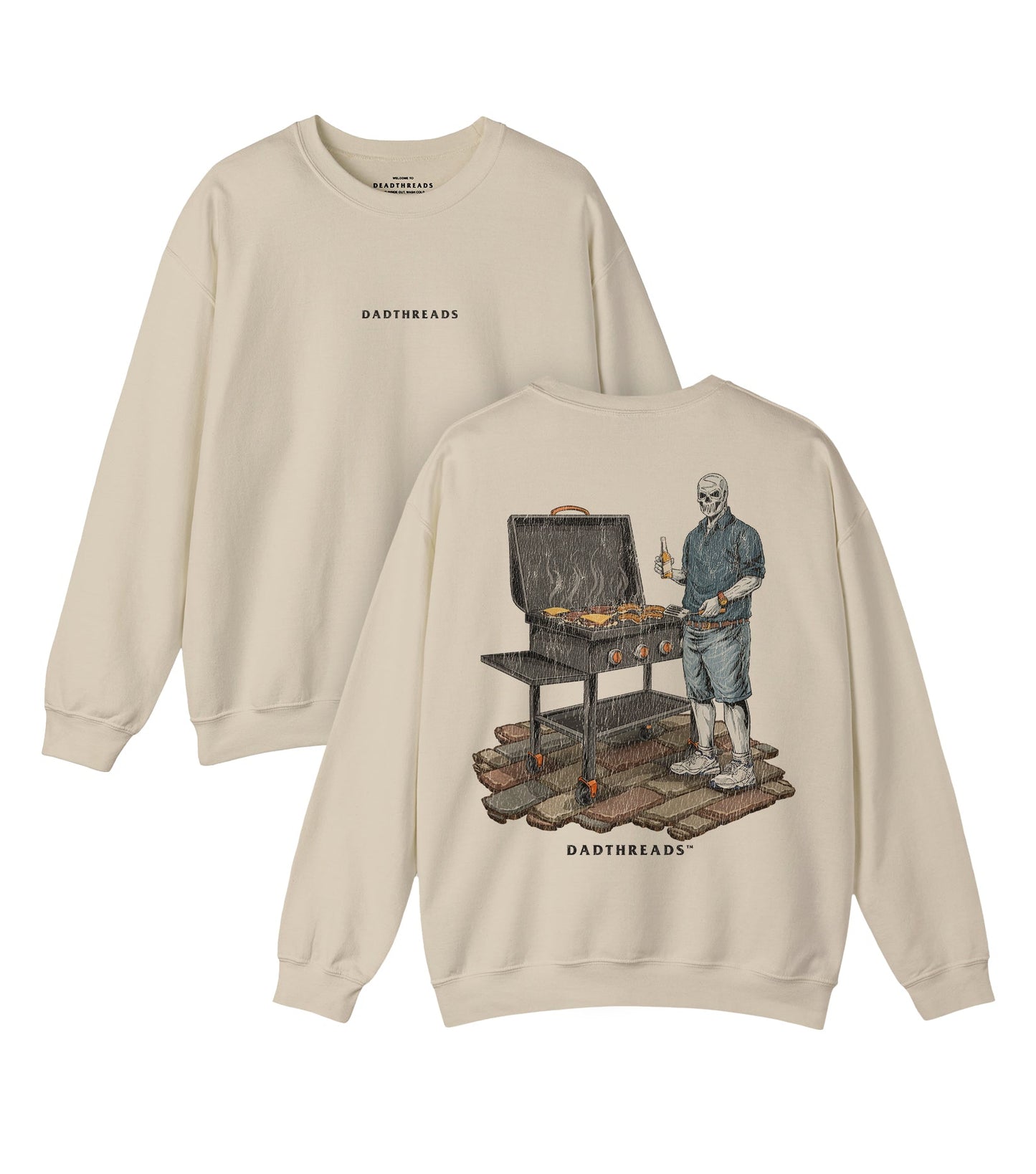 KILL TO GRILL - “DT ESSENTIAL" CREWNECK SWEATSHIRT – Sweatshirt – Dead Threads Apparel