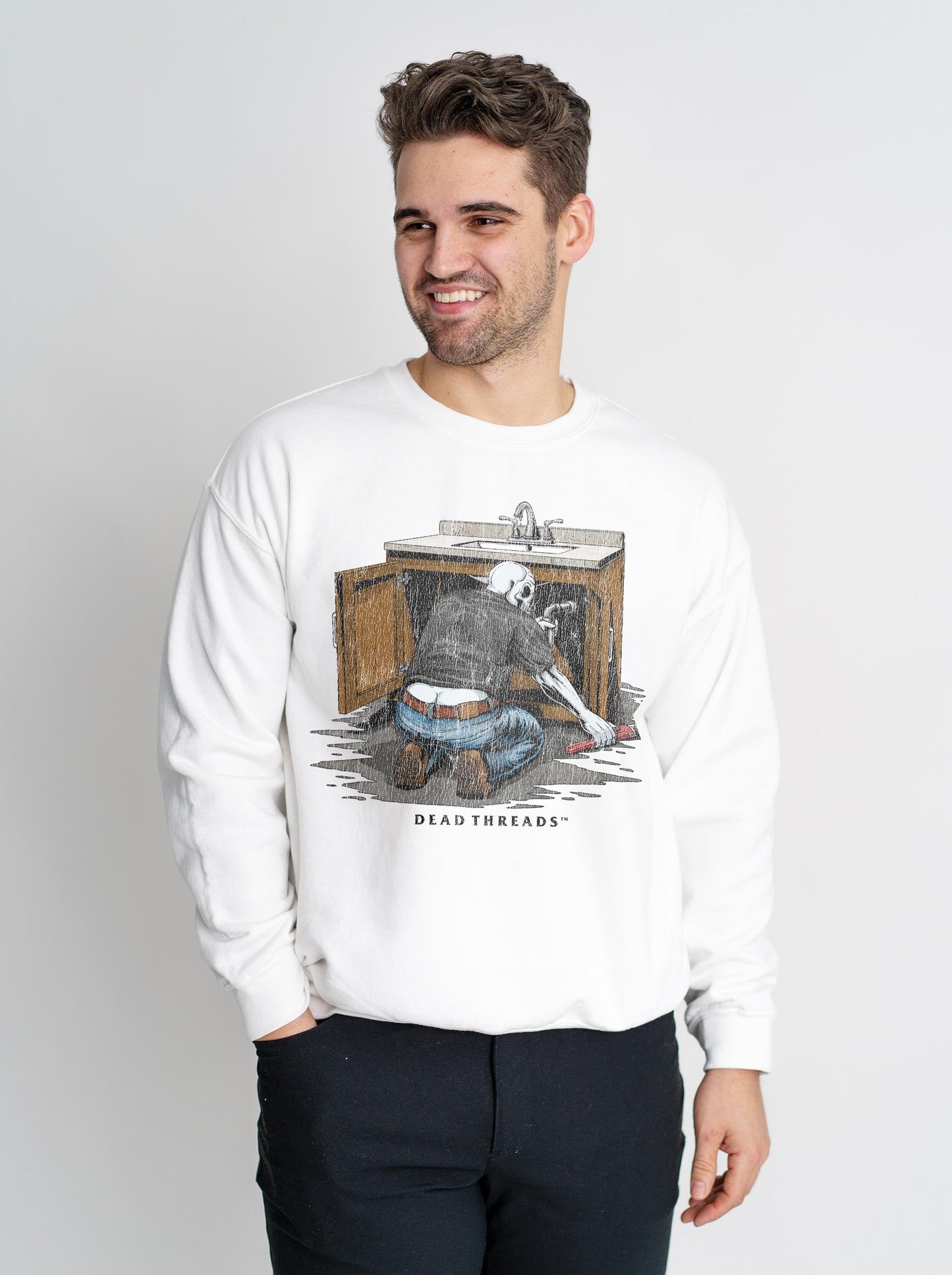 KILLER CRACK CREWNECK SWEATSHIRT – Sweatshirt – Dead Threads Apparel