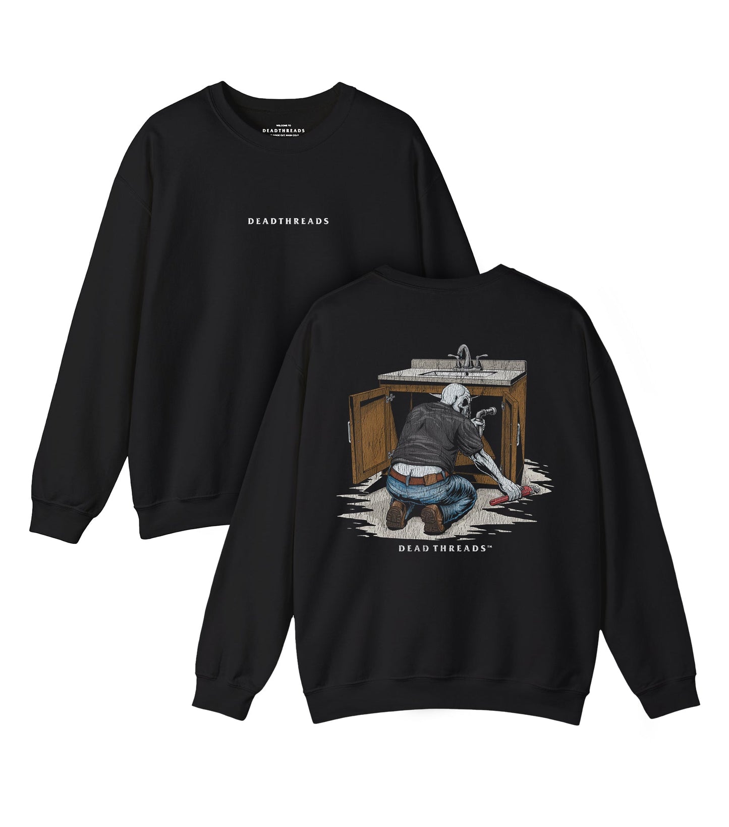 KILLER CRACK - “DT ESSENTIAL" CREWNECK SWEATSHIRT – Sweatshirt – Dead Threads Apparel