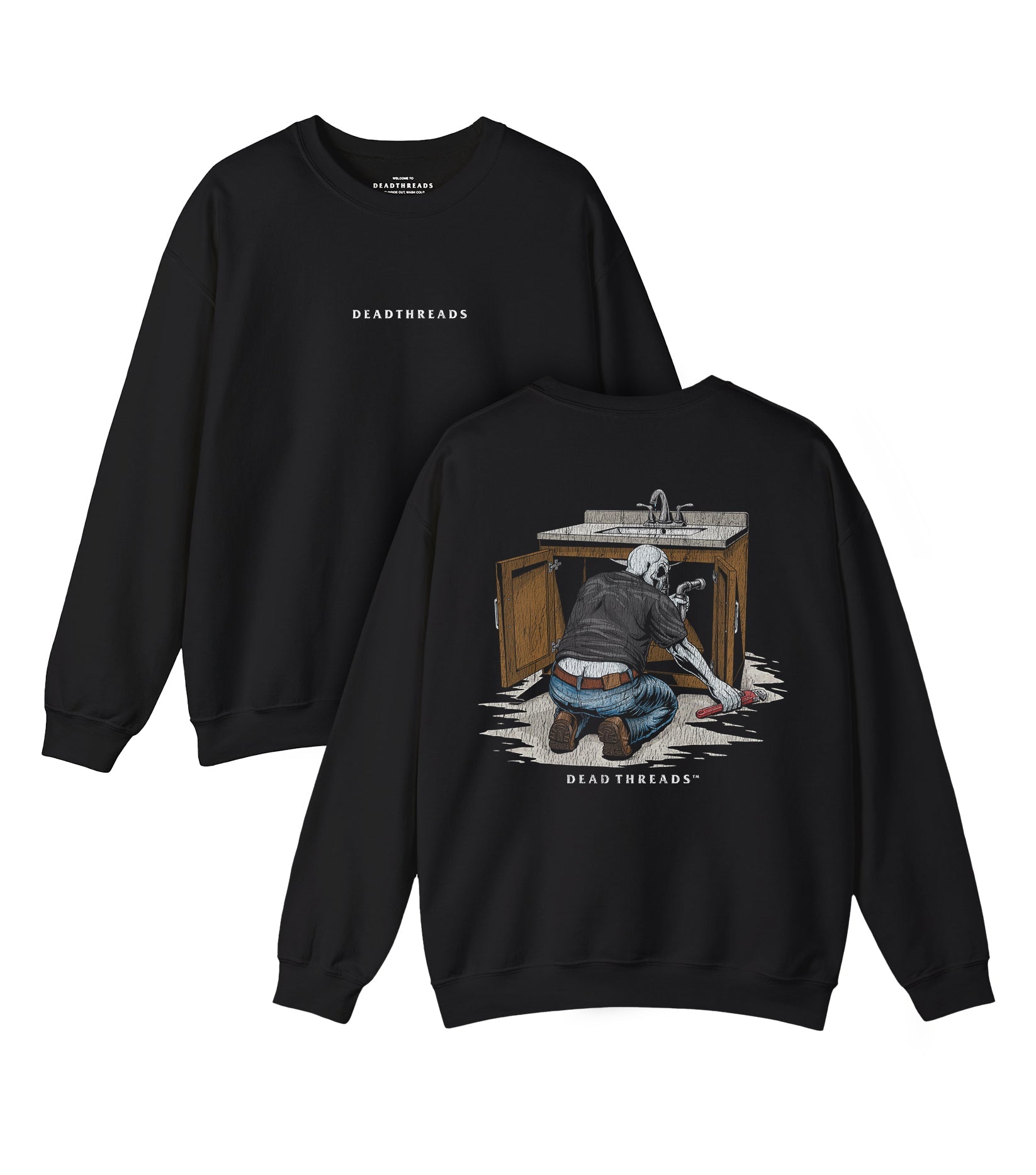 KILLER CRACK - “DT ESSENTIAL" CREWNECK SWEATSHIRT – Sweatshirt – Dead Threads Apparel