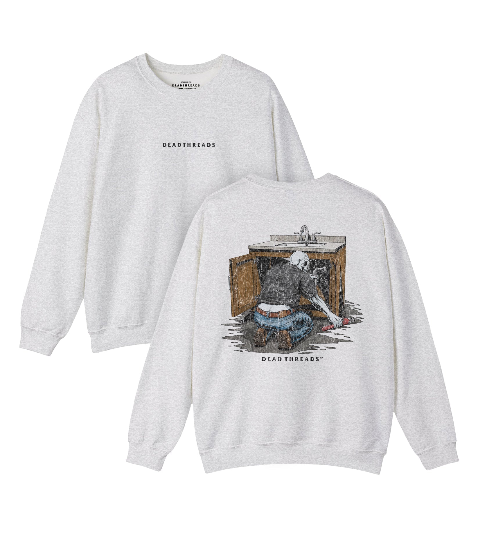 KILLER CRACK - “DT ESSENTIAL" CREWNECK SWEATSHIRT – Sweatshirt – Dead Threads Apparel