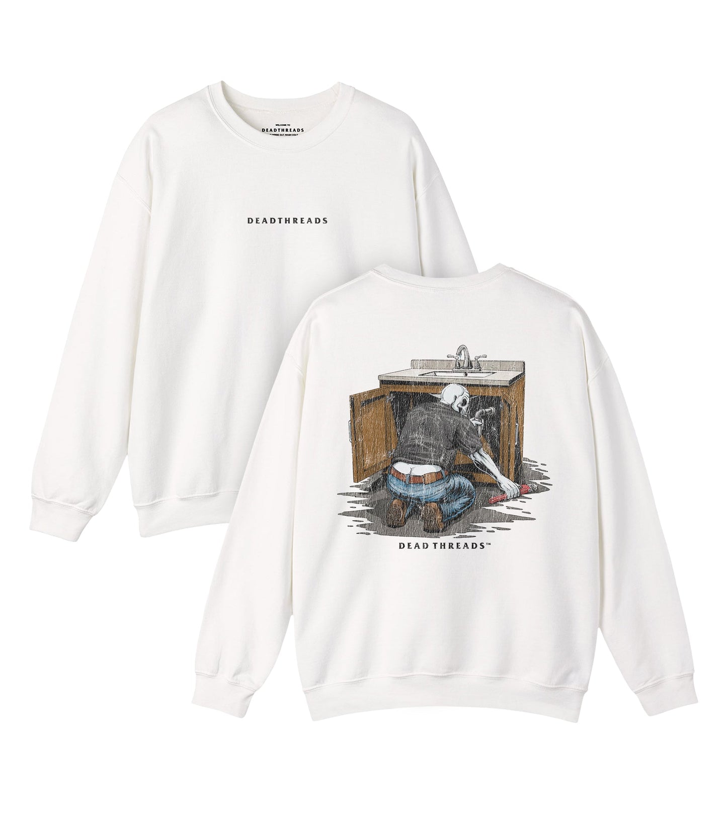 KILLER CRACK - “DT ESSENTIAL" CREWNECK SWEATSHIRT – Sweatshirt – Dead Threads Apparel