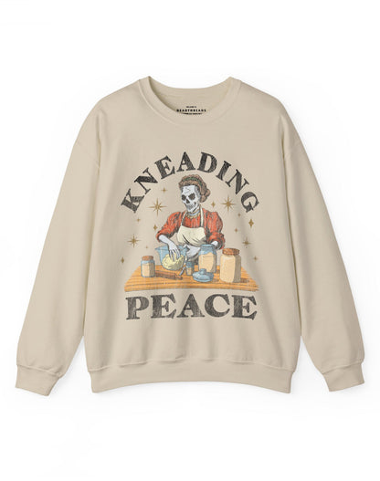 KNEADING PEACE CREWNECK SWEATSHIRT – Sweatshirt – Dead Threads Apparel