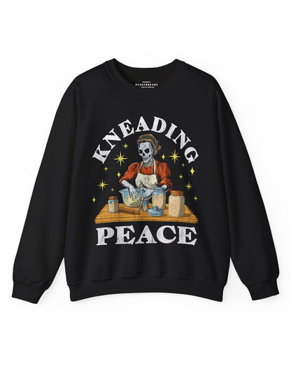 KNEADING PEACE CREWNECK SWEATSHIRT – Sweatshirt – Dead Threads Apparel