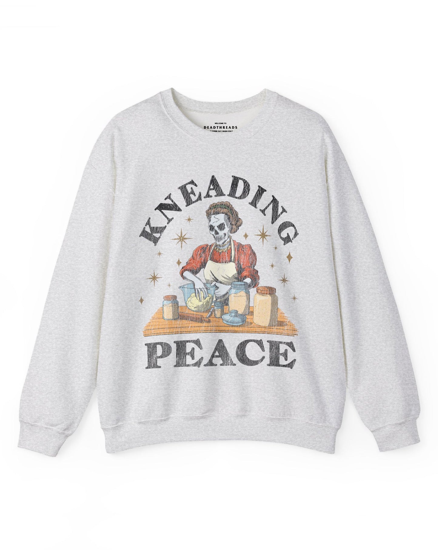 KNEADING PEACE CREWNECK SWEATSHIRT – Sweatshirt – Dead Threads Apparel