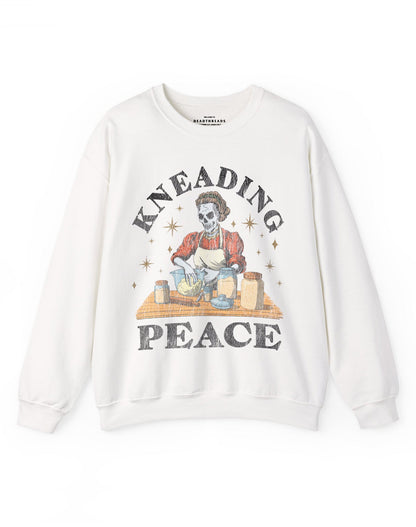 KNEADING PEACE CREWNECK SWEATSHIRT – Sweatshirt – Dead Threads Apparel