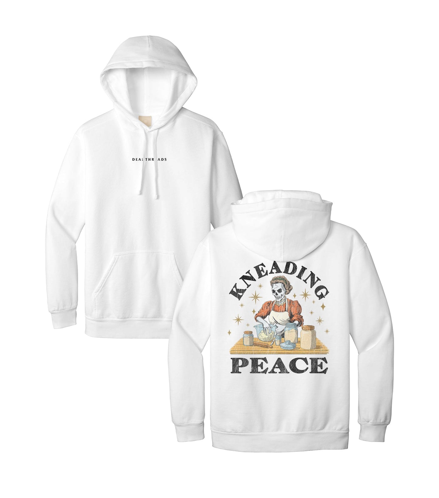 KNEADING PEACE - “DT ESSENTIAL" HOODIE – Hoodie – Dead Threads Apparel