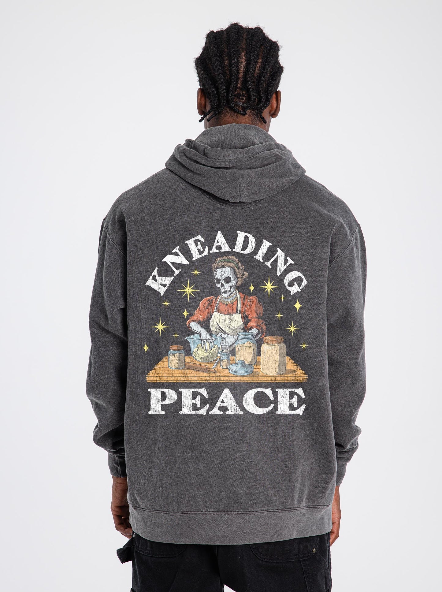 KNEADING PEACE - “DT ESSENTIAL" HOODIE – Hoodie – Dead Threads Apparel