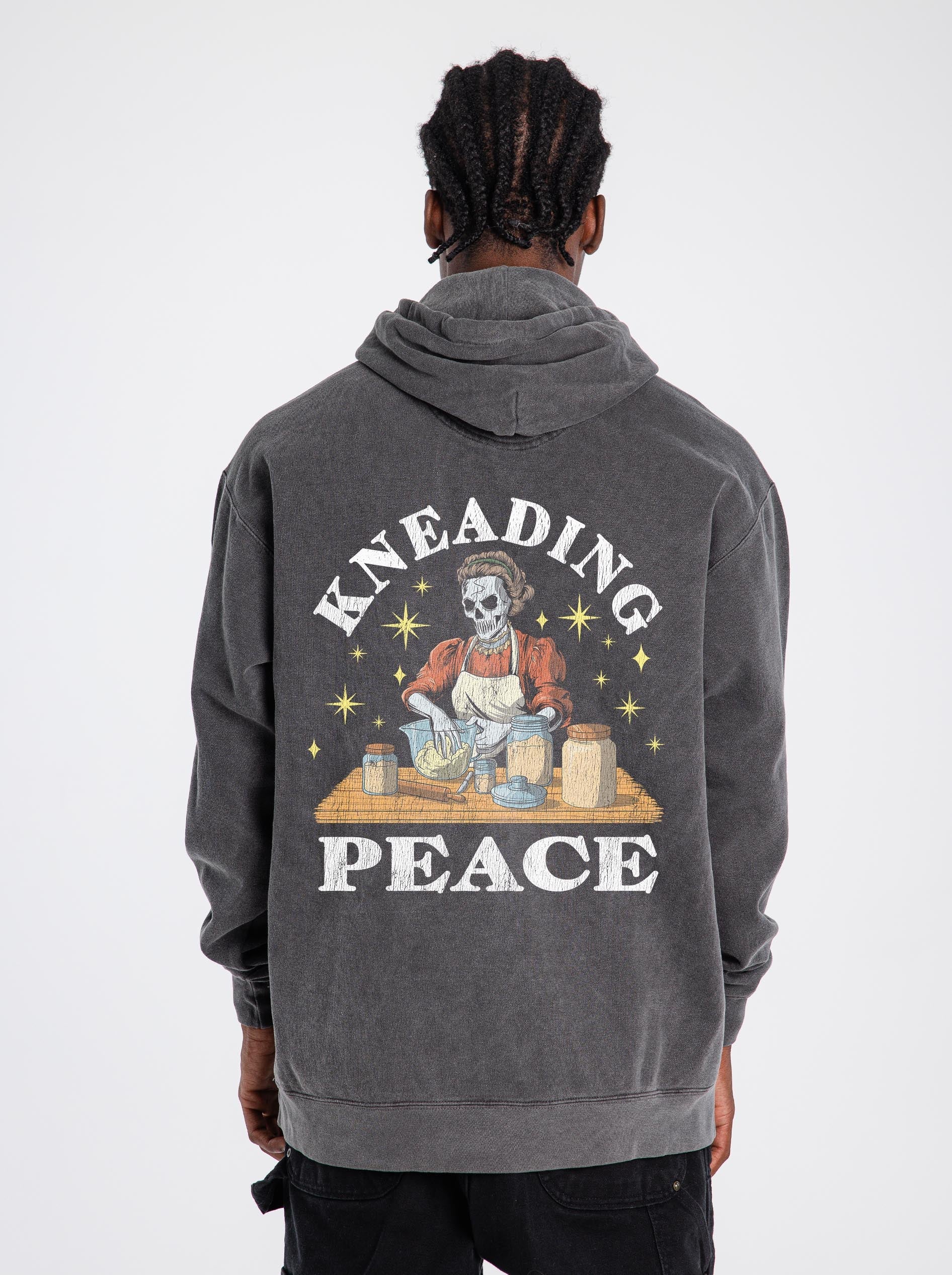 KNEADING PEACE - “DT ESSENTIAL" HOODIE – Hoodie – Dead Threads Apparel