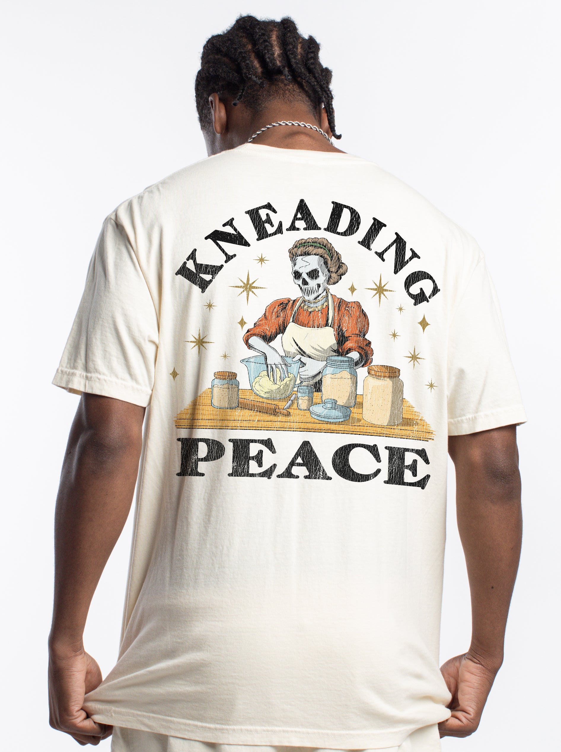 KNEADING PEACE - “DT ESSENTIAL" PREMIUM T - SHIRT – T-Shirt – Dead Threads Apparel