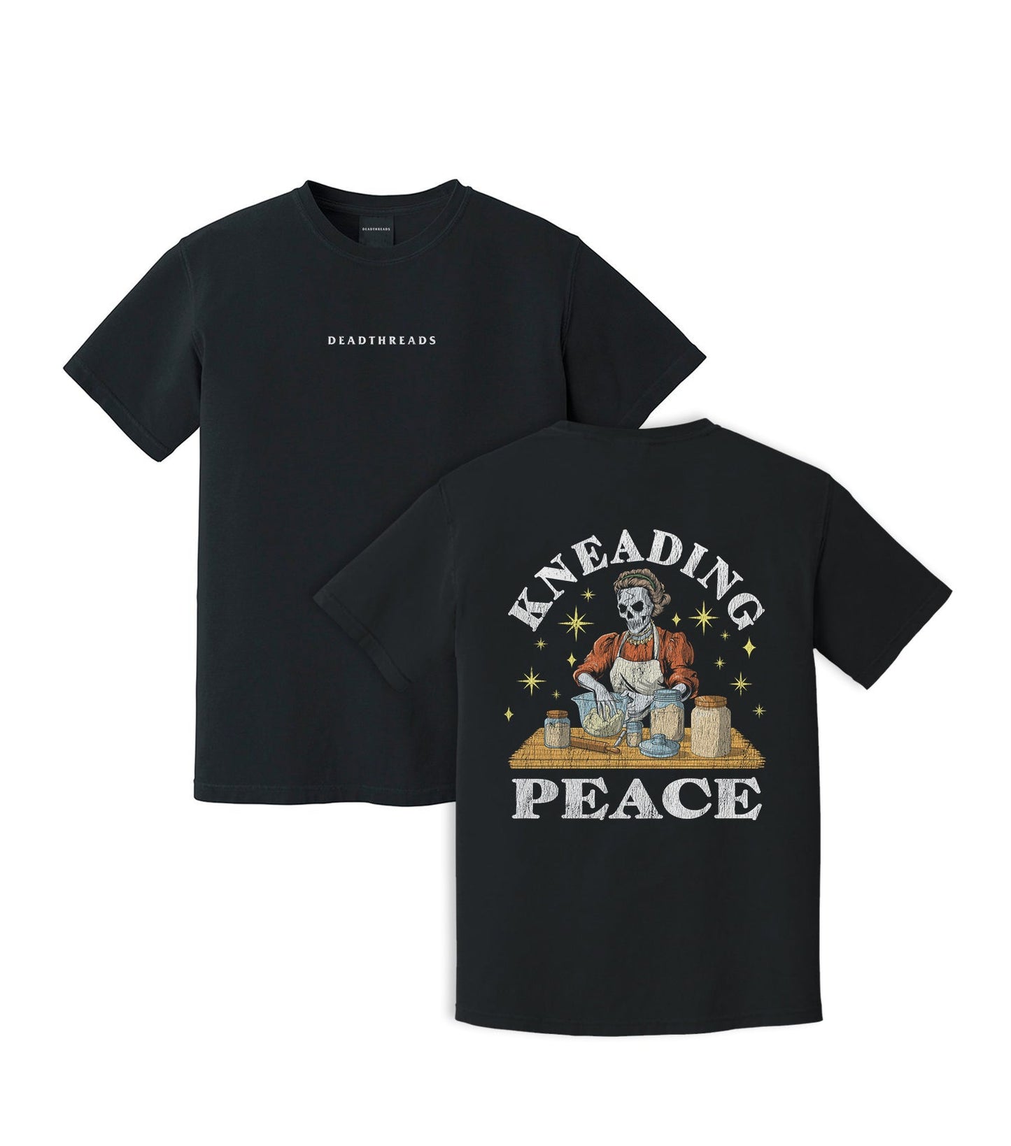 KNEADING PEACE - “DT ESSENTIAL" PREMIUM T - SHIRT – T-Shirt – Dead Threads Apparel