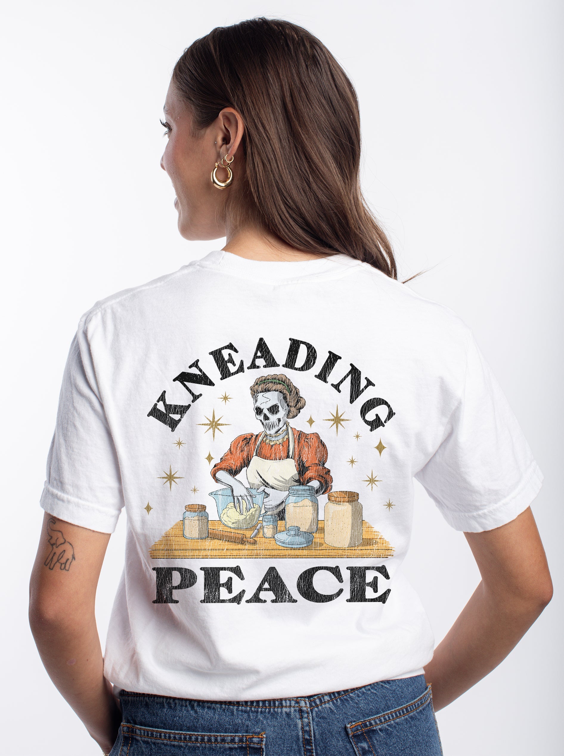KNEADING PEACE - “DT ESSENTIAL" PREMIUM T - SHIRT – T-Shirt – Dead Threads Apparel
