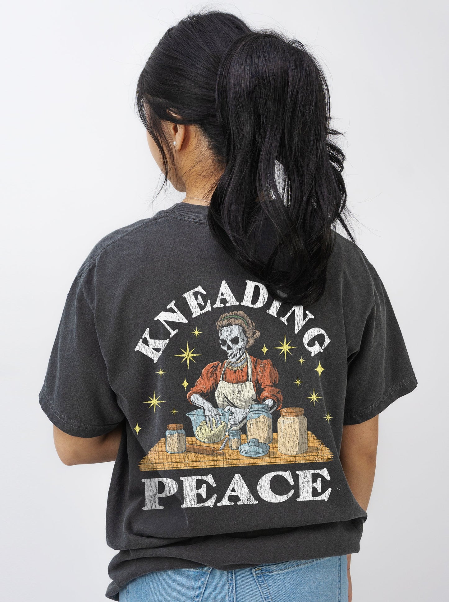 KNEADING PEACE - “DT ESSENTIAL" PREMIUM T - SHIRT – T-Shirt – Dead Threads Apparel