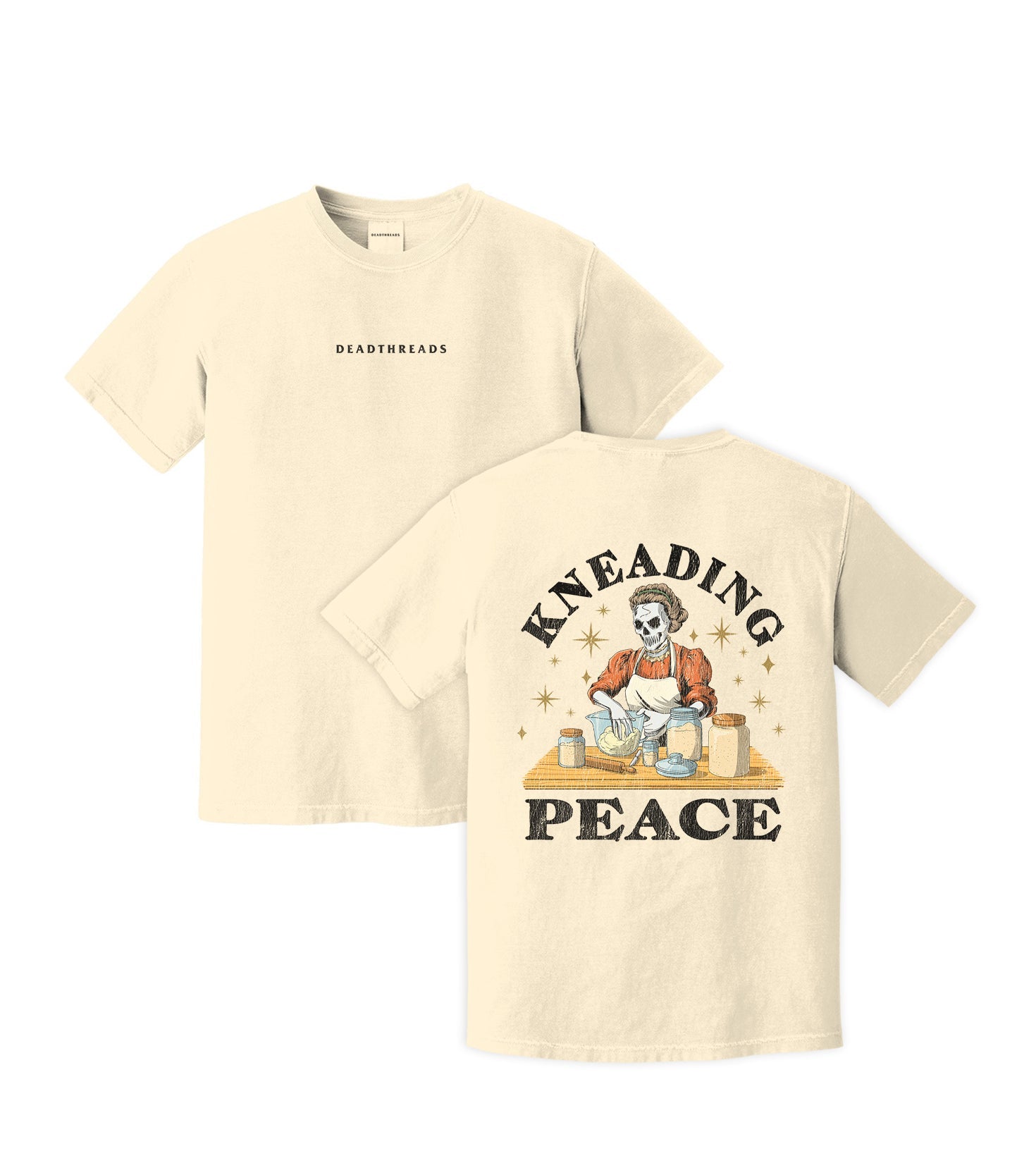 KNEADING PEACE - “DT ESSENTIAL" PREMIUM T - SHIRT – T-Shirt – Dead Threads Apparel