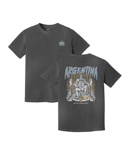 LA PULGA - “3 SKULL” PREMIUM T-SHIRT – T-Shirt – Dead Threads Apparel