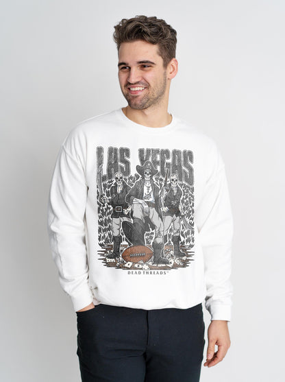 LAS VEGAS FOOTBALL CREWNECK SWEATSHIRT – Sweatshirt – Dead Threads Apparel