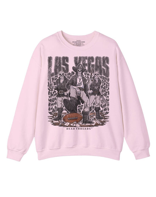 LAS VEGAS FOOTBALL v1 CREWNECK SWEATSHIRT - PINK – Sweatshirt – Dead Threads Apparel