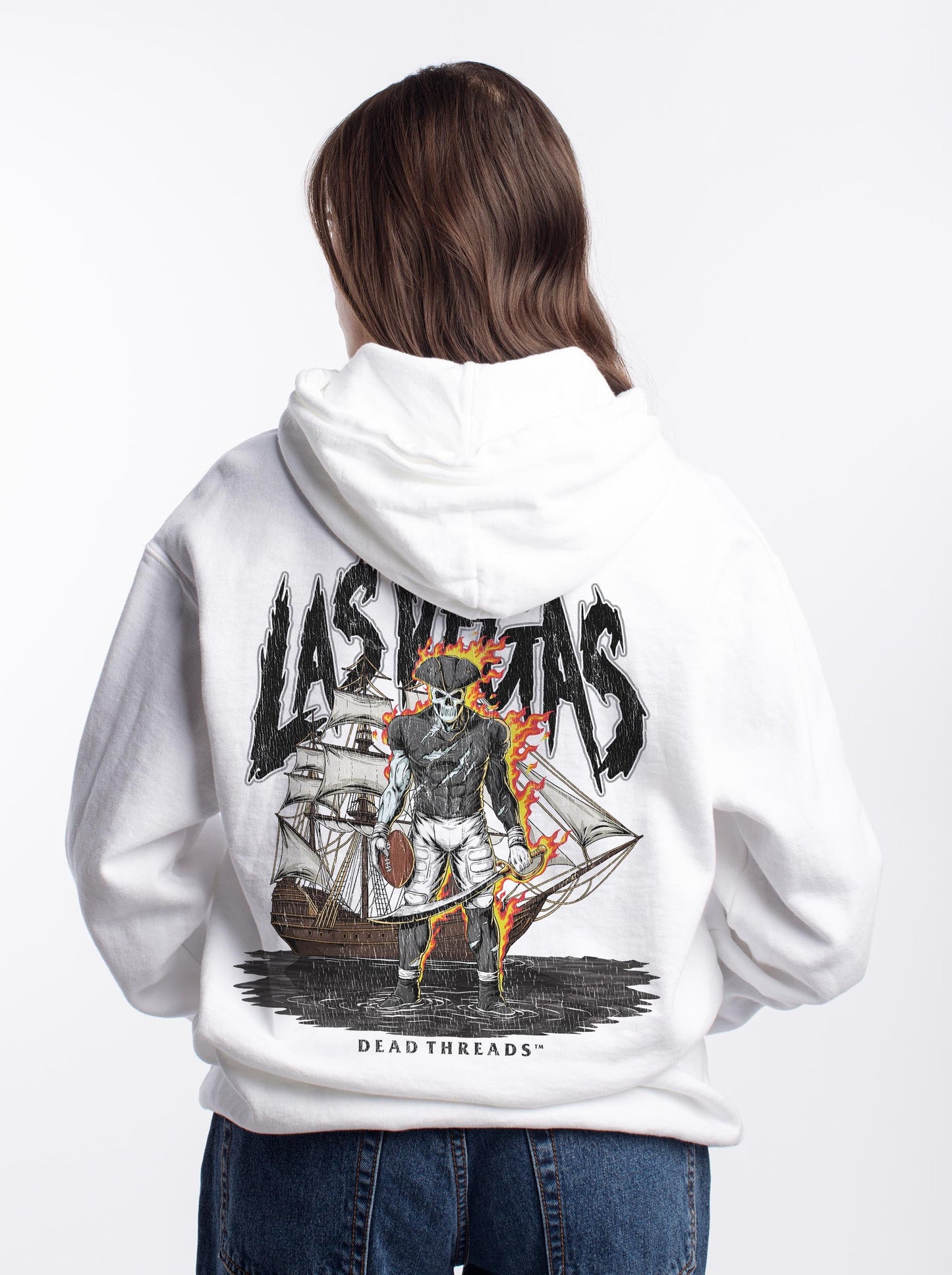 LAS VEGAS FOOTBALL v2 - HOODIE – Hoodie – Dead Threads Apparel