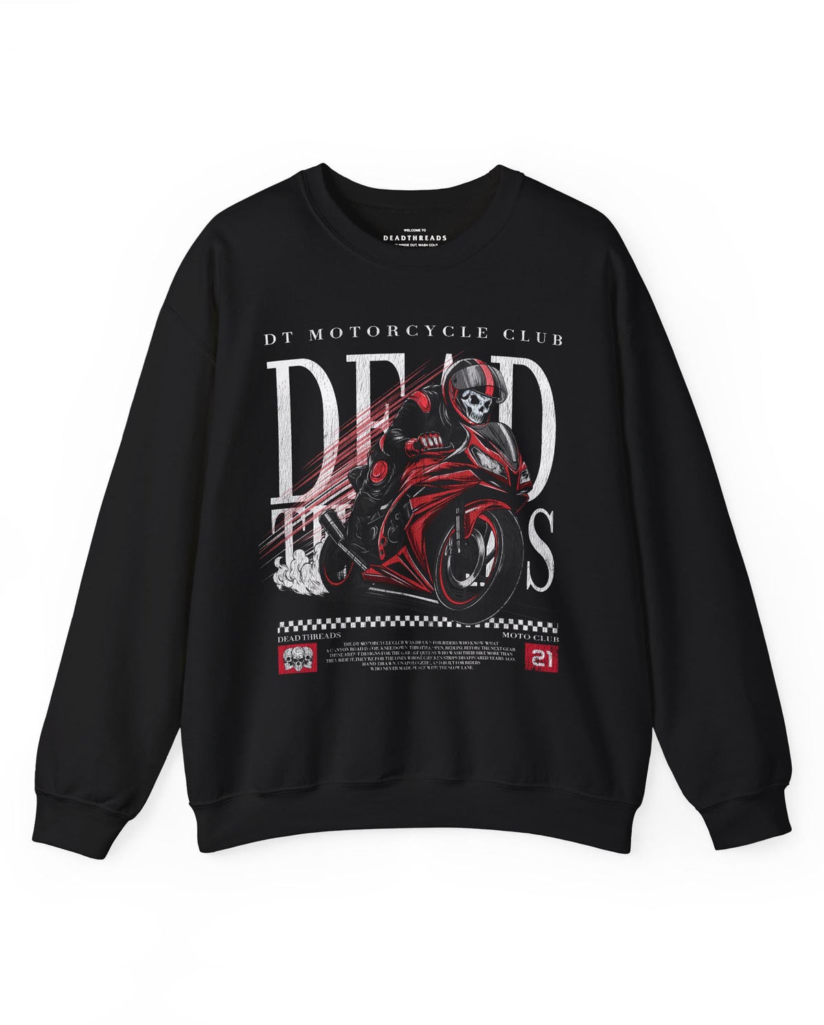 LAST LAP - CREWNECK SWEATSHIRT – Sweatshirt – Dead Threads Apparel