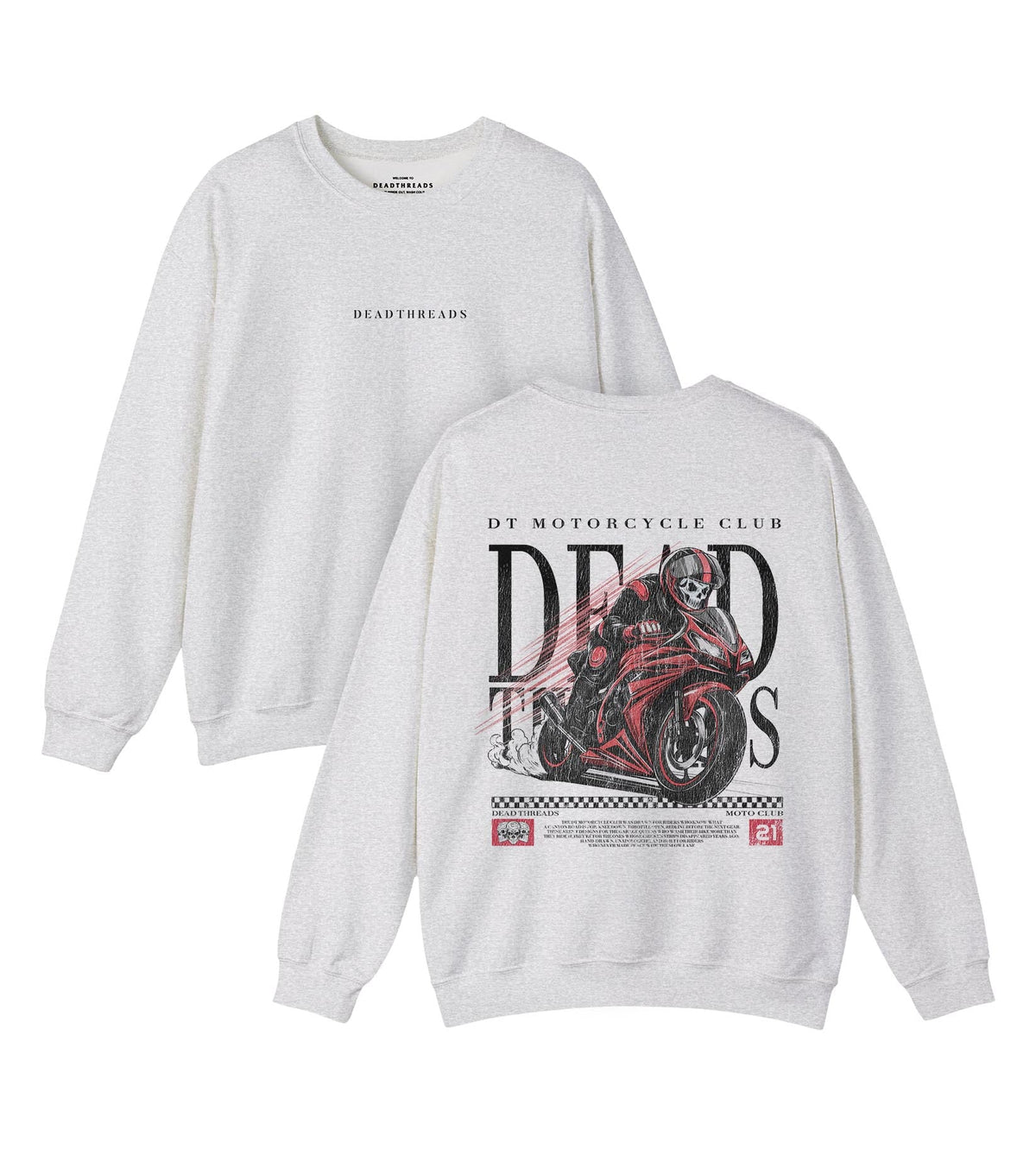 LAST LAP - “DT ESSENTIAL" CREWNECK SWEATSHIRT – Sweatshirt – Dead Threads Apparel