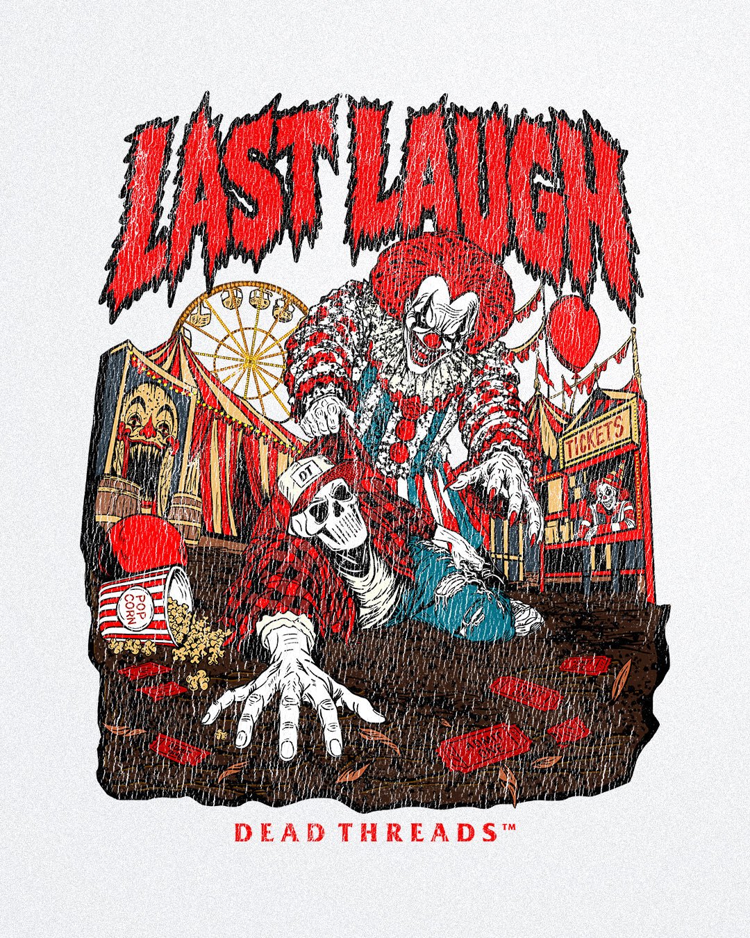 LAST LAUGH - Halloween Limited Drop – T-Shirt – Dead Threads Apparel