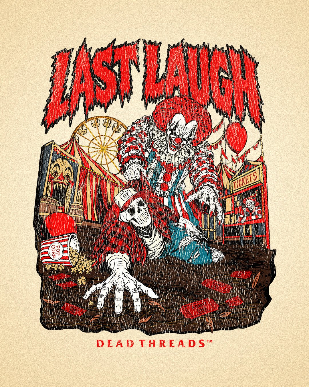 LAST LAUGH - Halloween Limited Drop – T-Shirt – Dead Threads Apparel