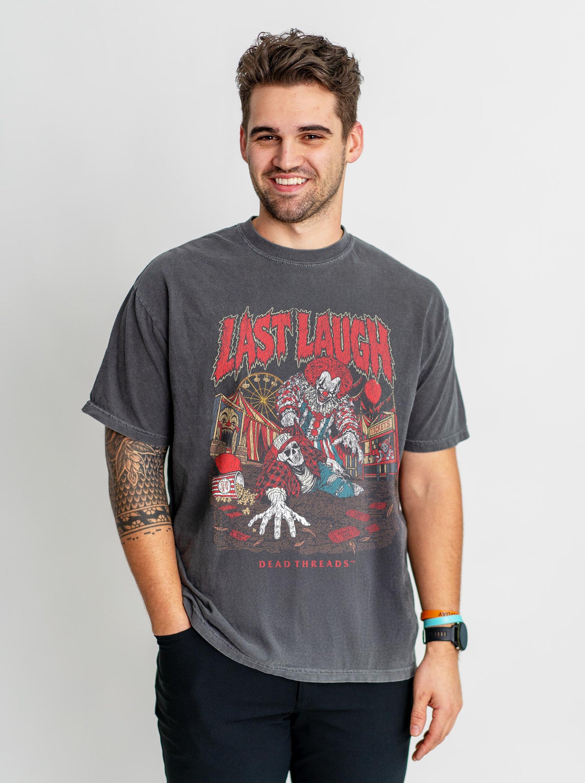 LAST LAUGH - Halloween Limited Drop – T-Shirt – Dead Threads Apparel