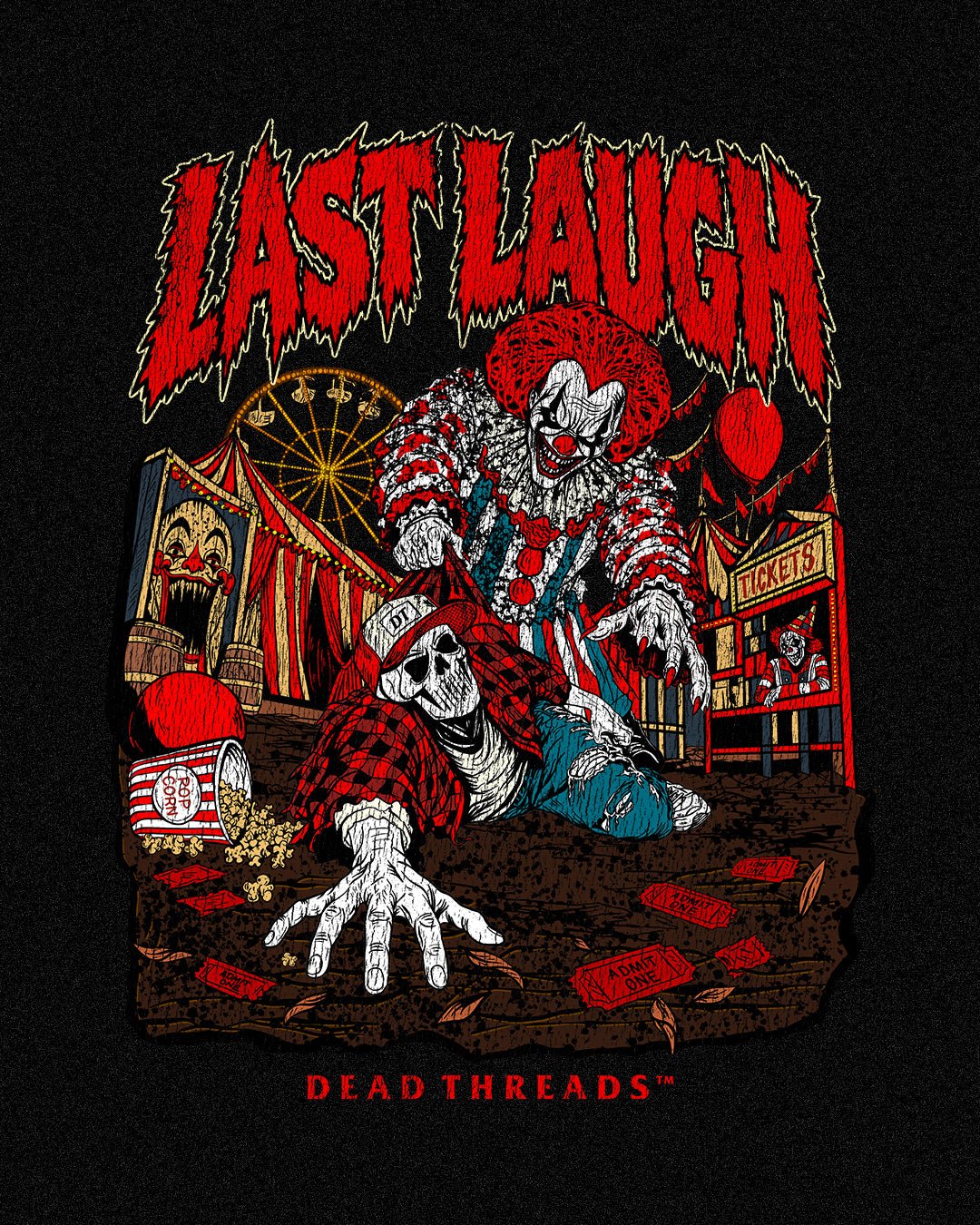 LAST LAUGH - Halloween Limited Drop – T-Shirt – Dead Threads Apparel