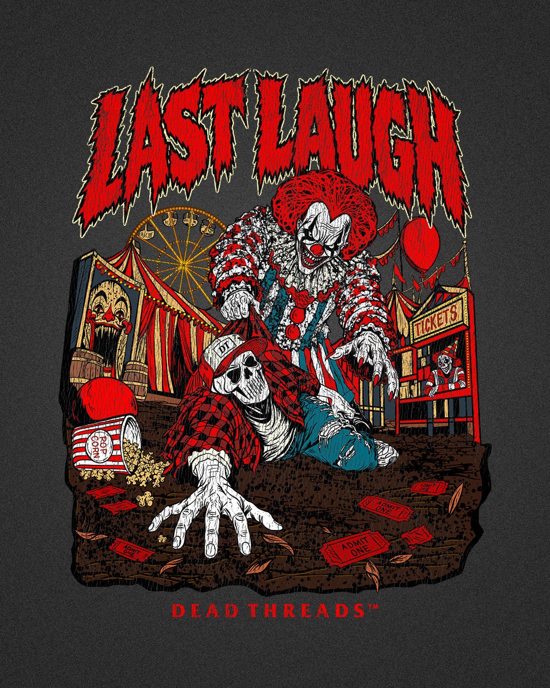 LAST LAUGH - Halloween Limited Drop – T-Shirt – Dead Threads Apparel
