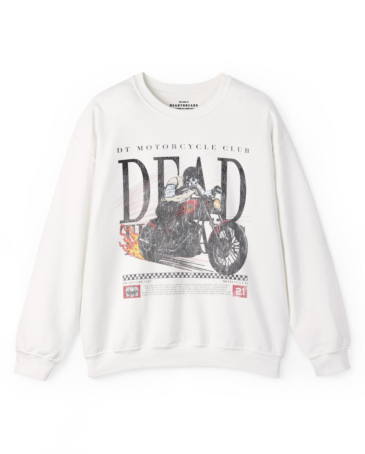 LAST RIDE - CREWNECK SWEATSHIRT – Sweatshirt – Dead Threads Apparel