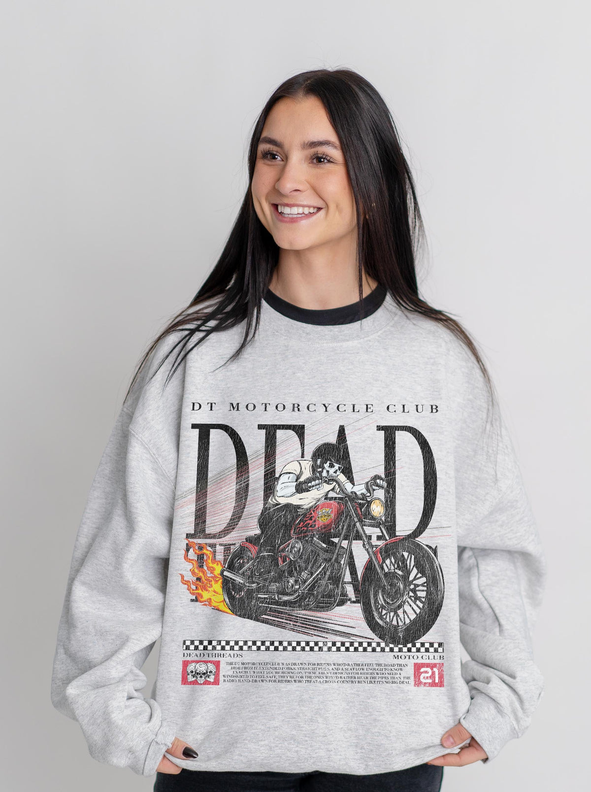 LAST RIDE - CREWNECK SWEATSHIRT – Sweatshirt – Dead Threads Apparel