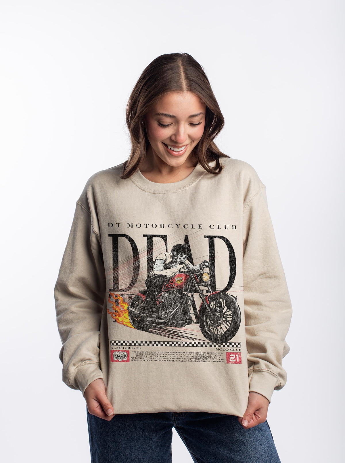 LAST RIDE - CREWNECK SWEATSHIRT – Sweatshirt – Dead Threads Apparel