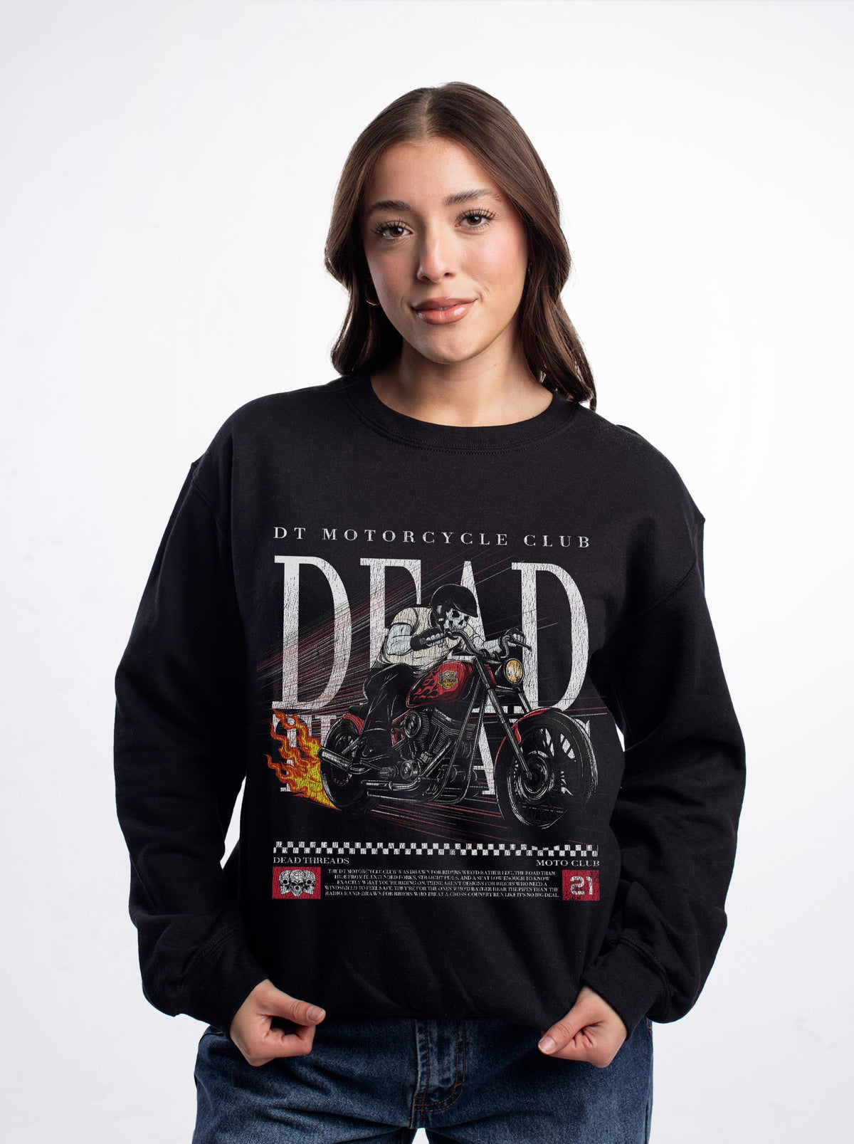 LAST RIDE - CREWNECK SWEATSHIRT – Sweatshirt – Dead Threads Apparel