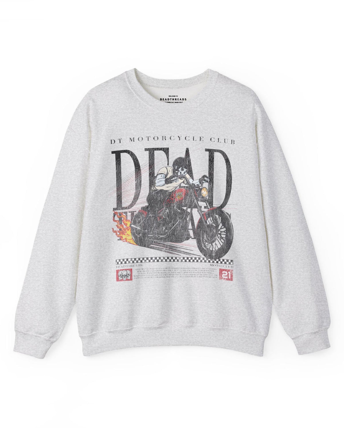 LAST RIDE - CREWNECK SWEATSHIRT – Sweatshirt – Dead Threads Apparel