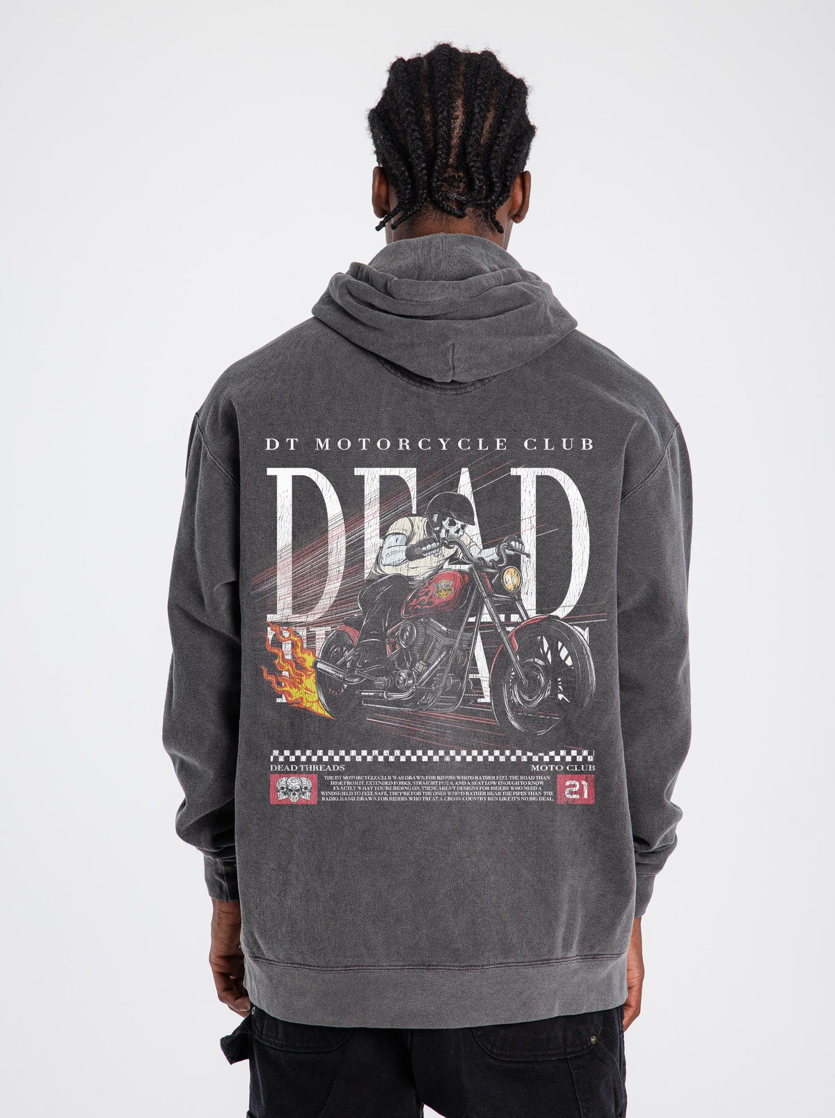 LAST RIDE - “DT ESSENTIAL" HOODIE – Hoodie – Dead Threads Apparel