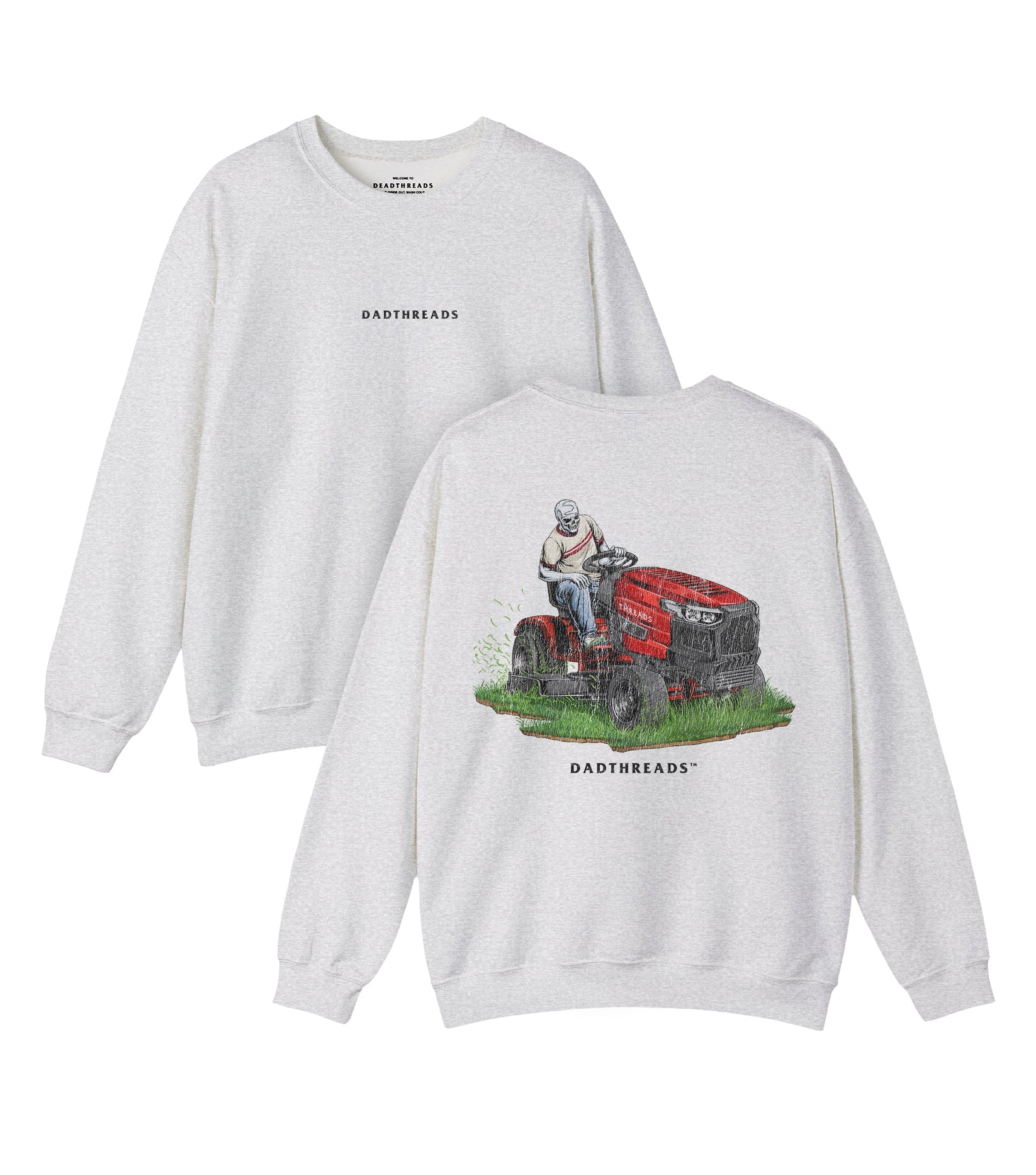 LAWN OF THE DEAD - “DT ESSENTIAL" CREWNECK SWEATSHIRT – Sweatshirt – Dead Threads Apparel