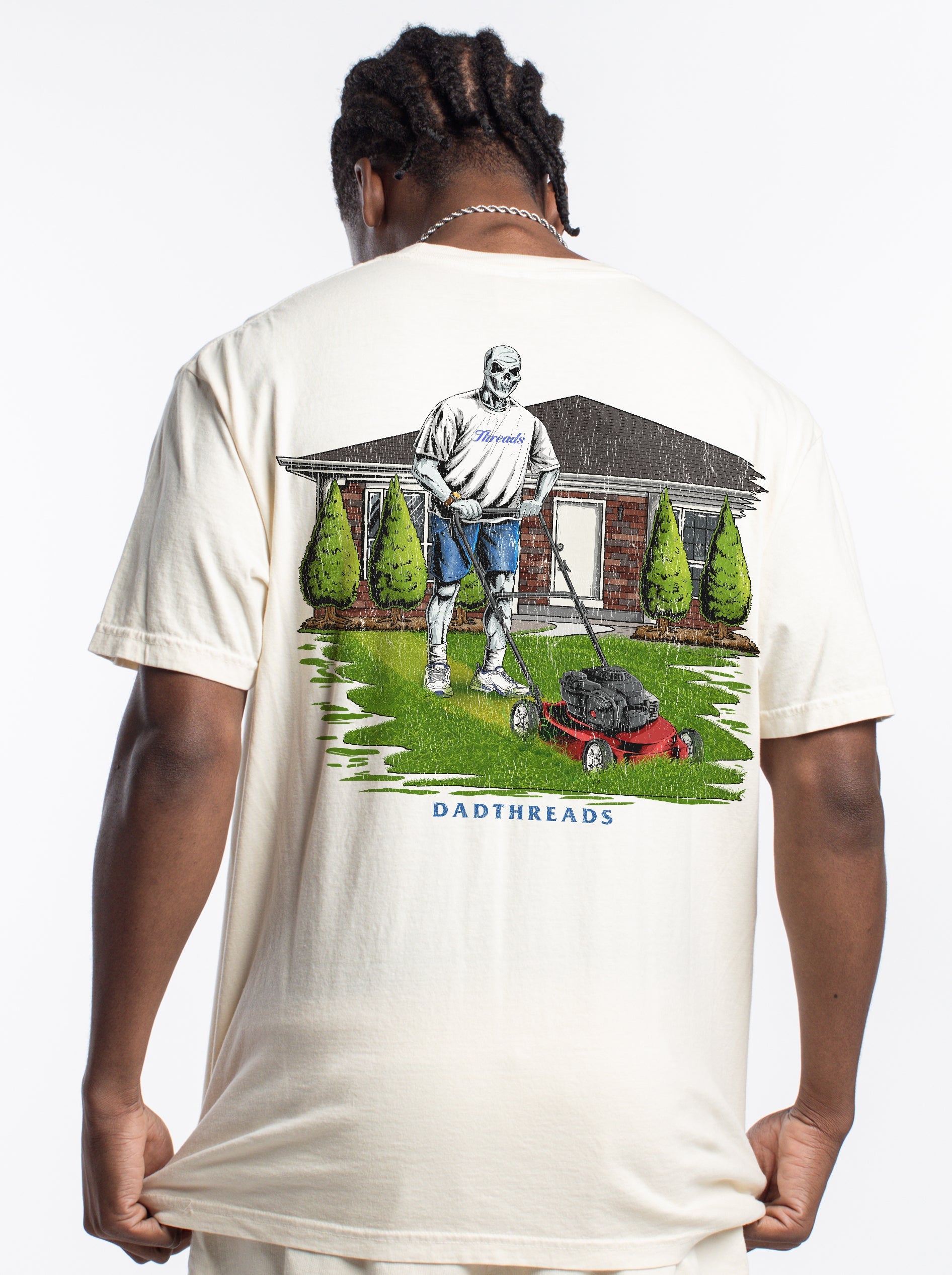 LAWN OF THE DEAD v2 - “DT ESSENTIAL" PREMIUM T - SHIRT – T-Shirt – Dead Threads Apparel