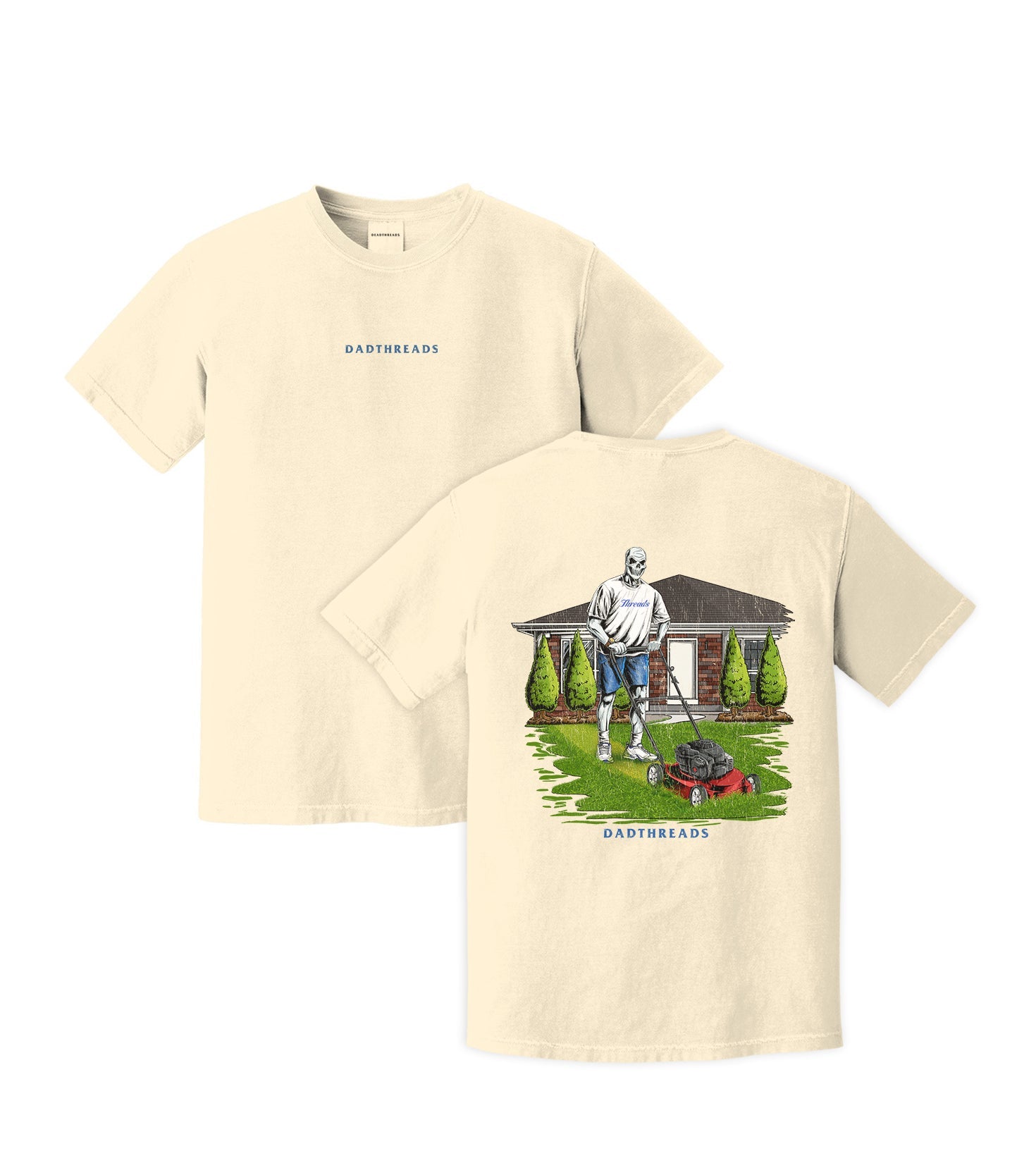 LAWN OF THE DEAD v2 - “DT ESSENTIAL" PREMIUM T - SHIRT – T-Shirt – Dead Threads Apparel