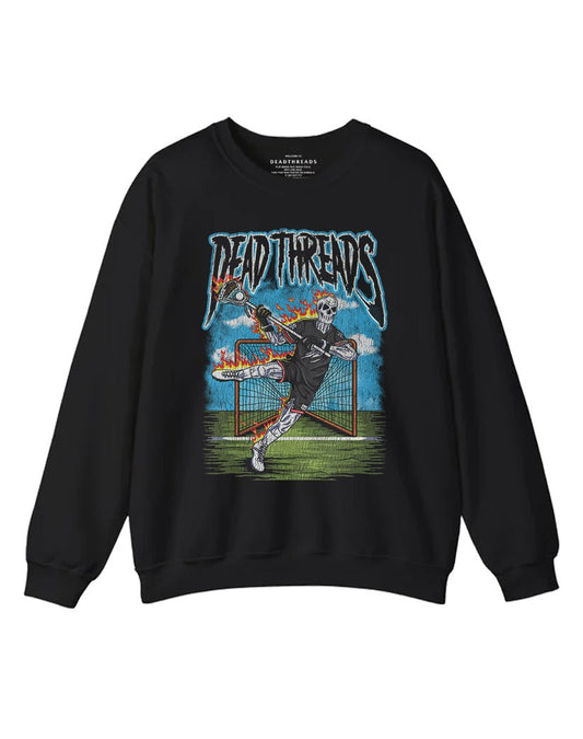 LAX TO THE BONE CREWNECK SWEATSHIRT – Sweatshirt – Dead Threads Apparel