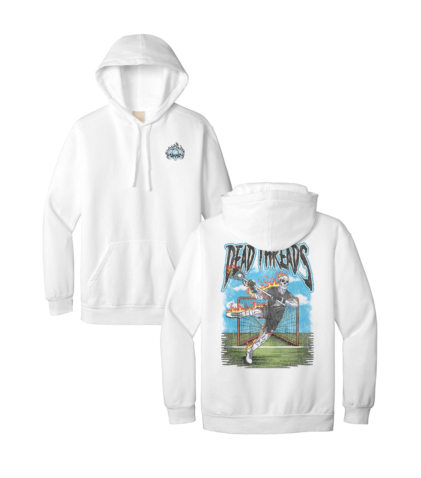 LAX TO THE BONE - HOODIE – Hoodie – Dead Threads Apparel
