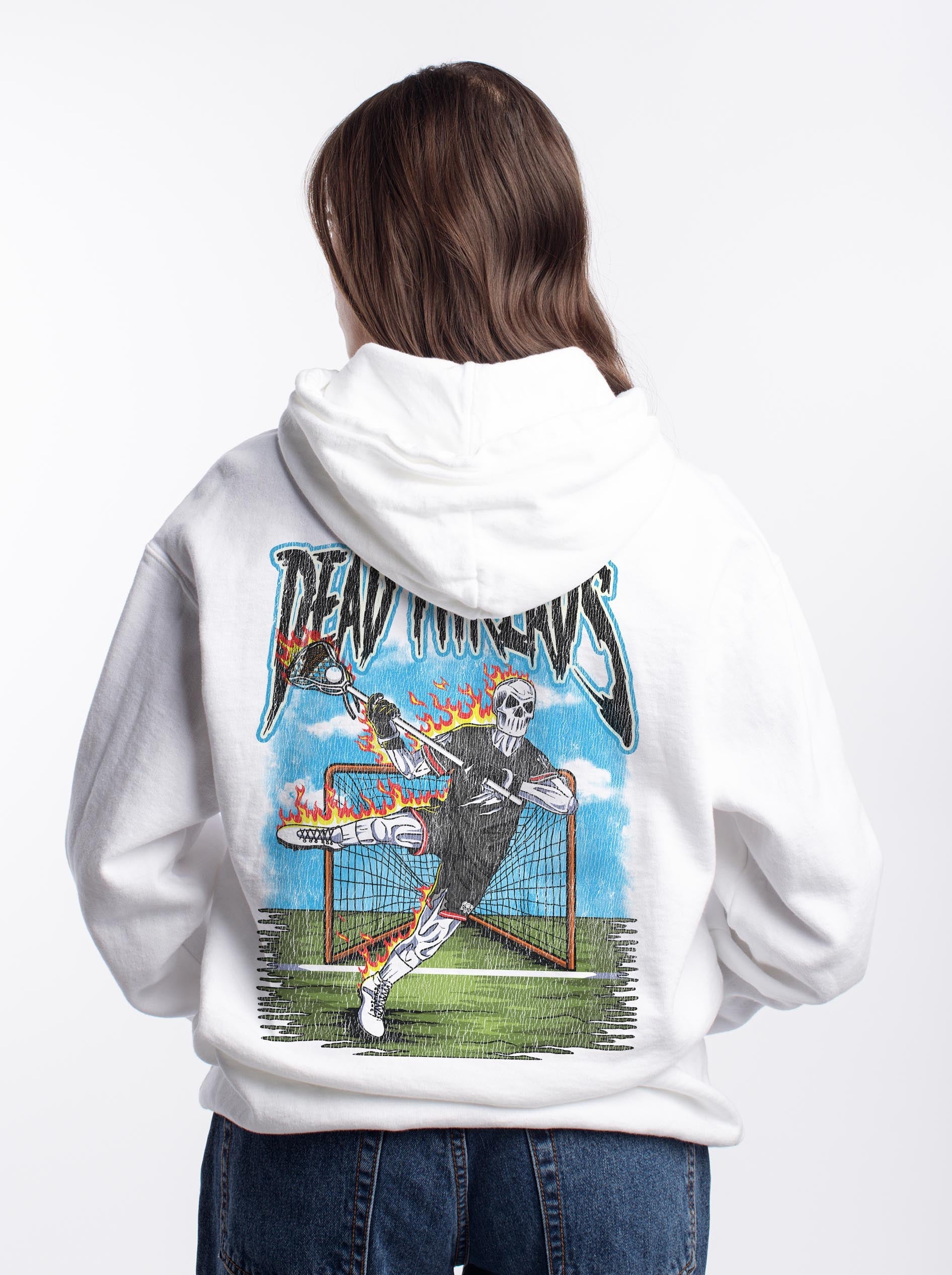 LAX TO THE BONE - HOODIE – Hoodie – Dead Threads Apparel