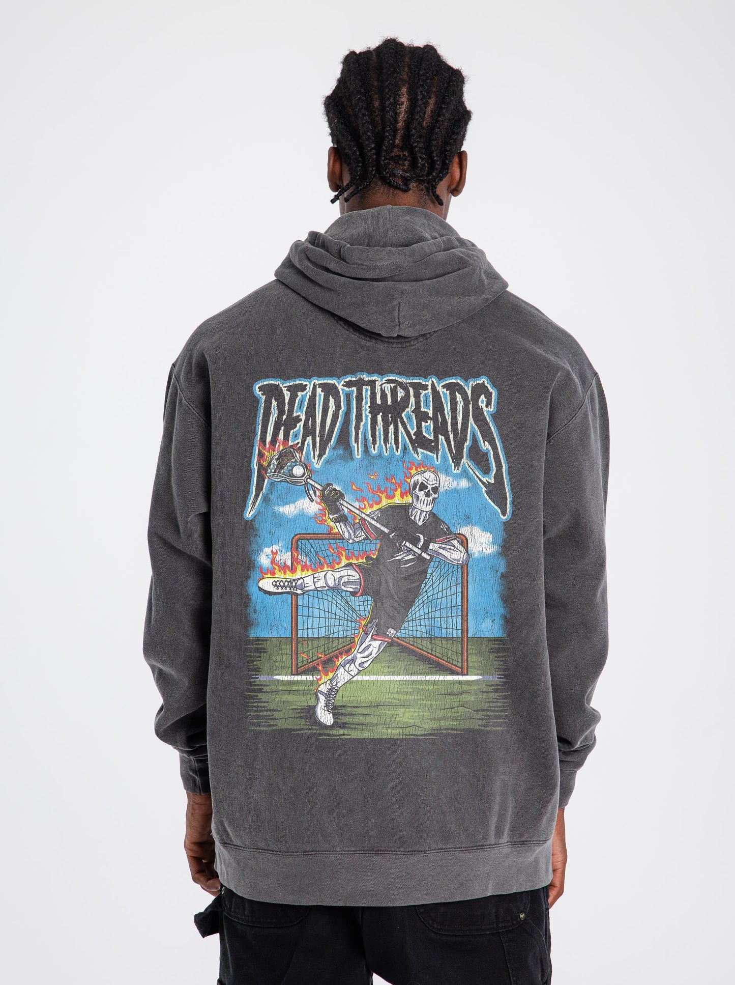 LAX TO THE BONE - HOODIE – Hoodie – Dead Threads Apparel