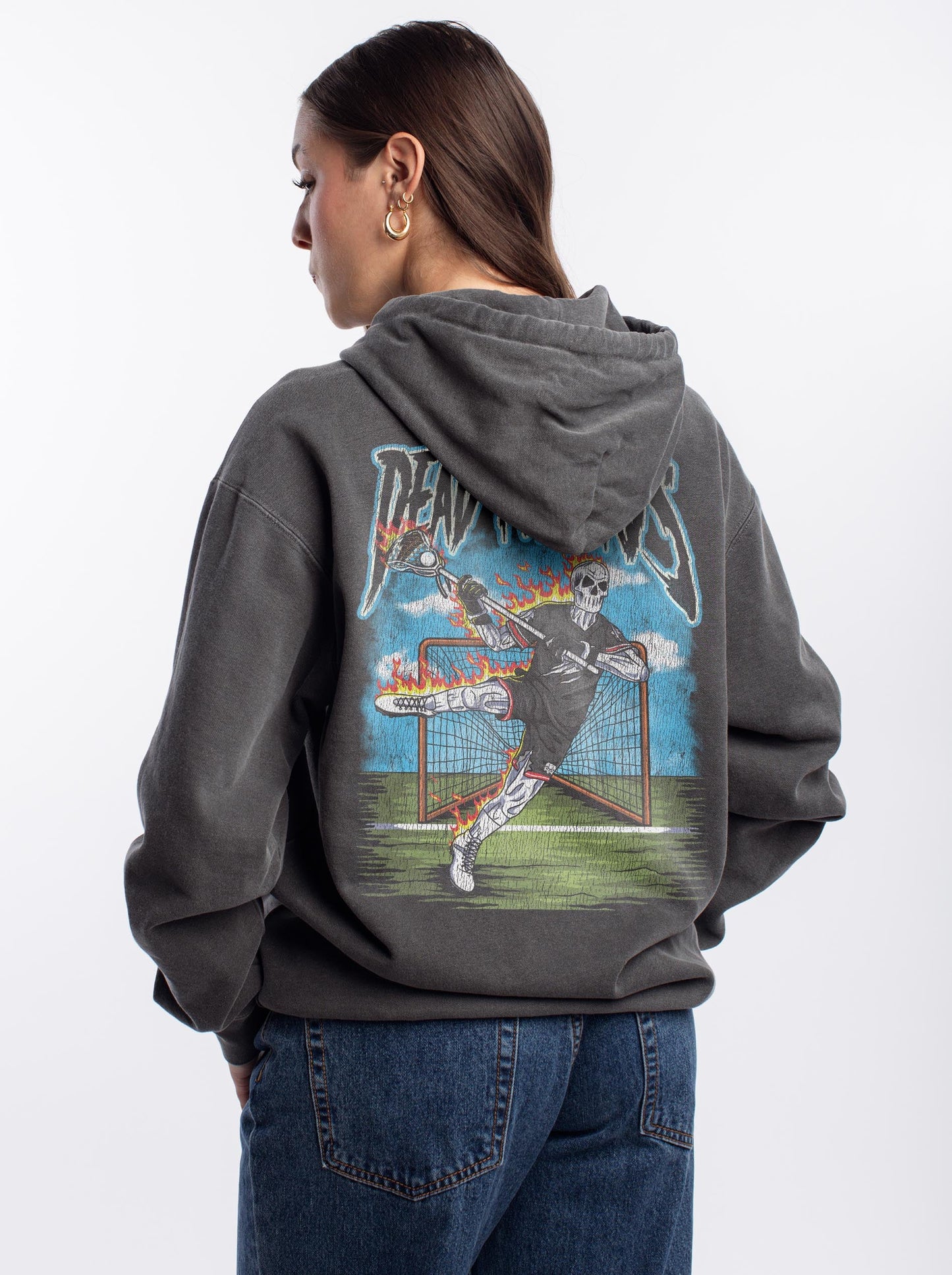 LAX TO THE BONE - HOODIE – Hoodie – Dead Threads Apparel