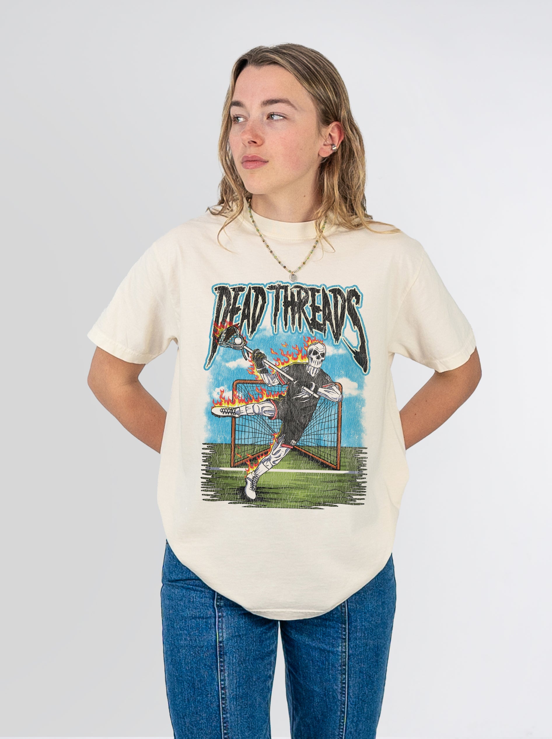 LAX TO THE BONE – T-Shirt – Dead Threads Apparel