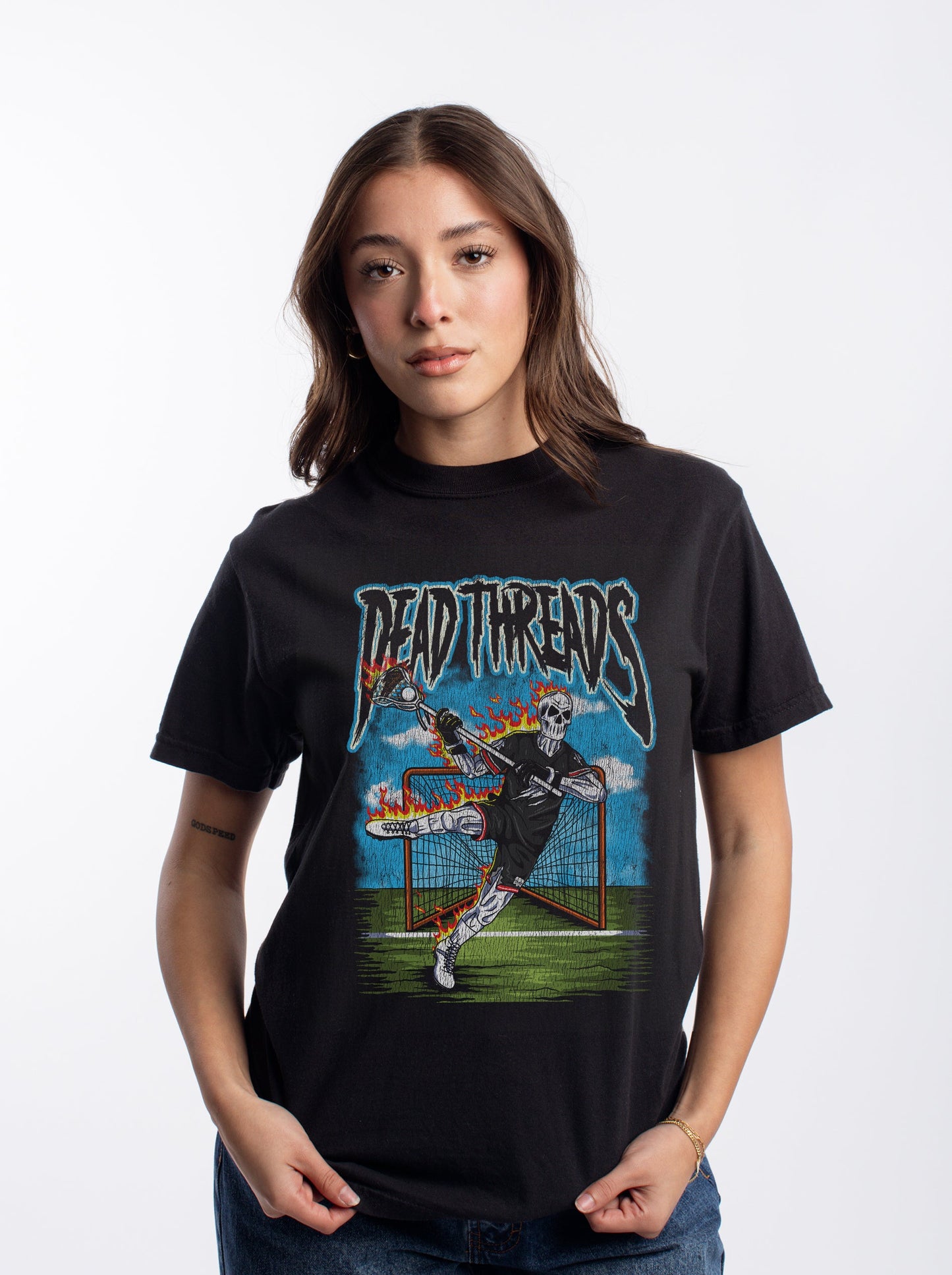 LAX TO THE BONE – T-Shirt – Dead Threads Apparel