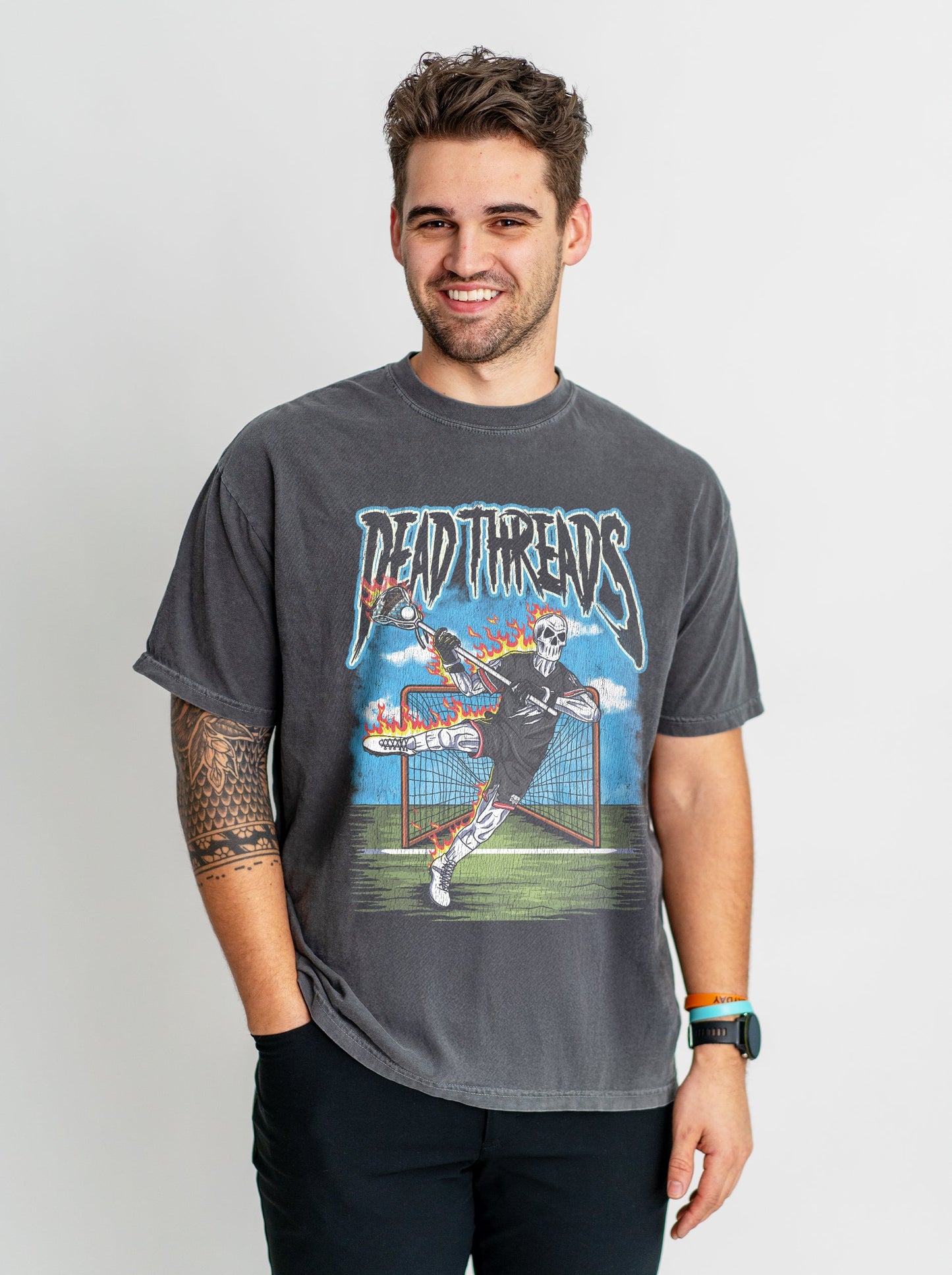 LAX TO THE BONE – T-Shirt – Dead Threads Apparel