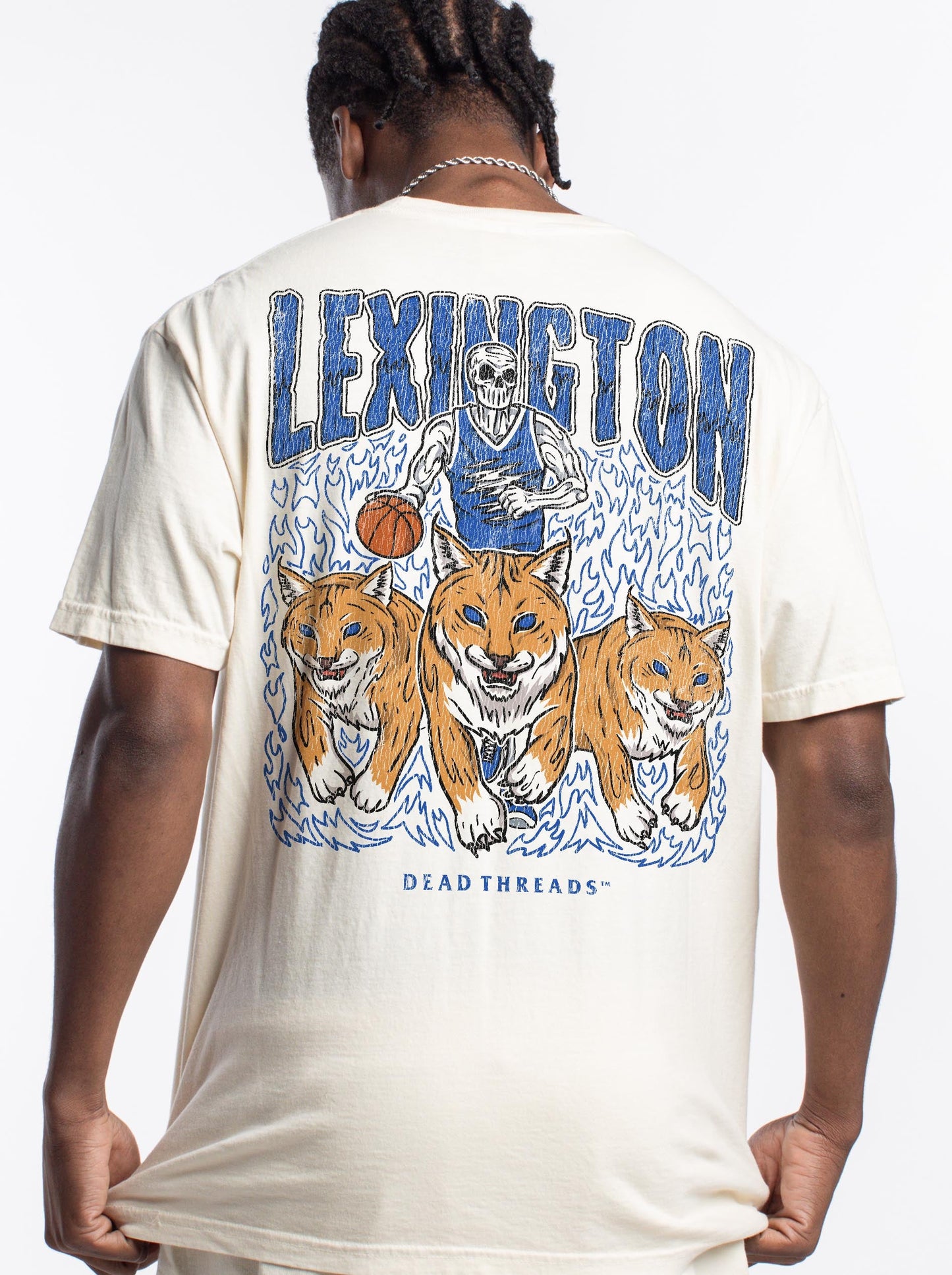LEXINGTON BASKETBALL - “3 SKULL” PREMIUM T - SHIRT – T-Shirt – Dead Threads Apparel