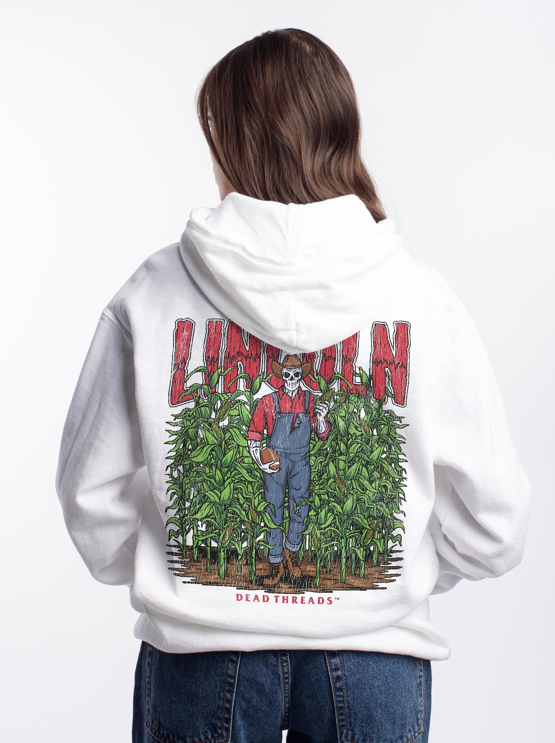 LINCOLN FOOTBALL HOODIE – Hoodie – Dead Threads Apparel