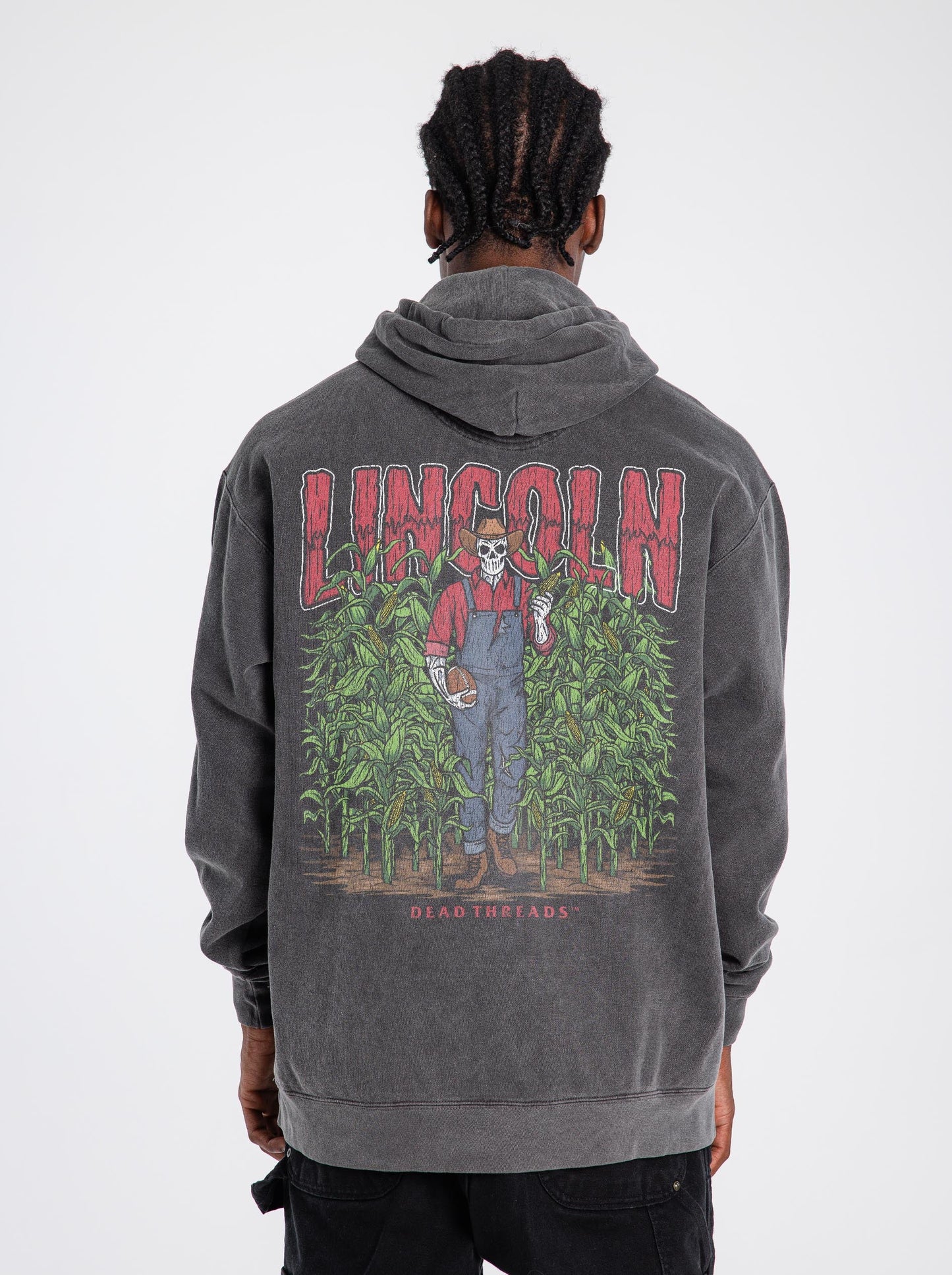 LINCOLN FOOTBALL HOODIE – Hoodie – Dead Threads Apparel