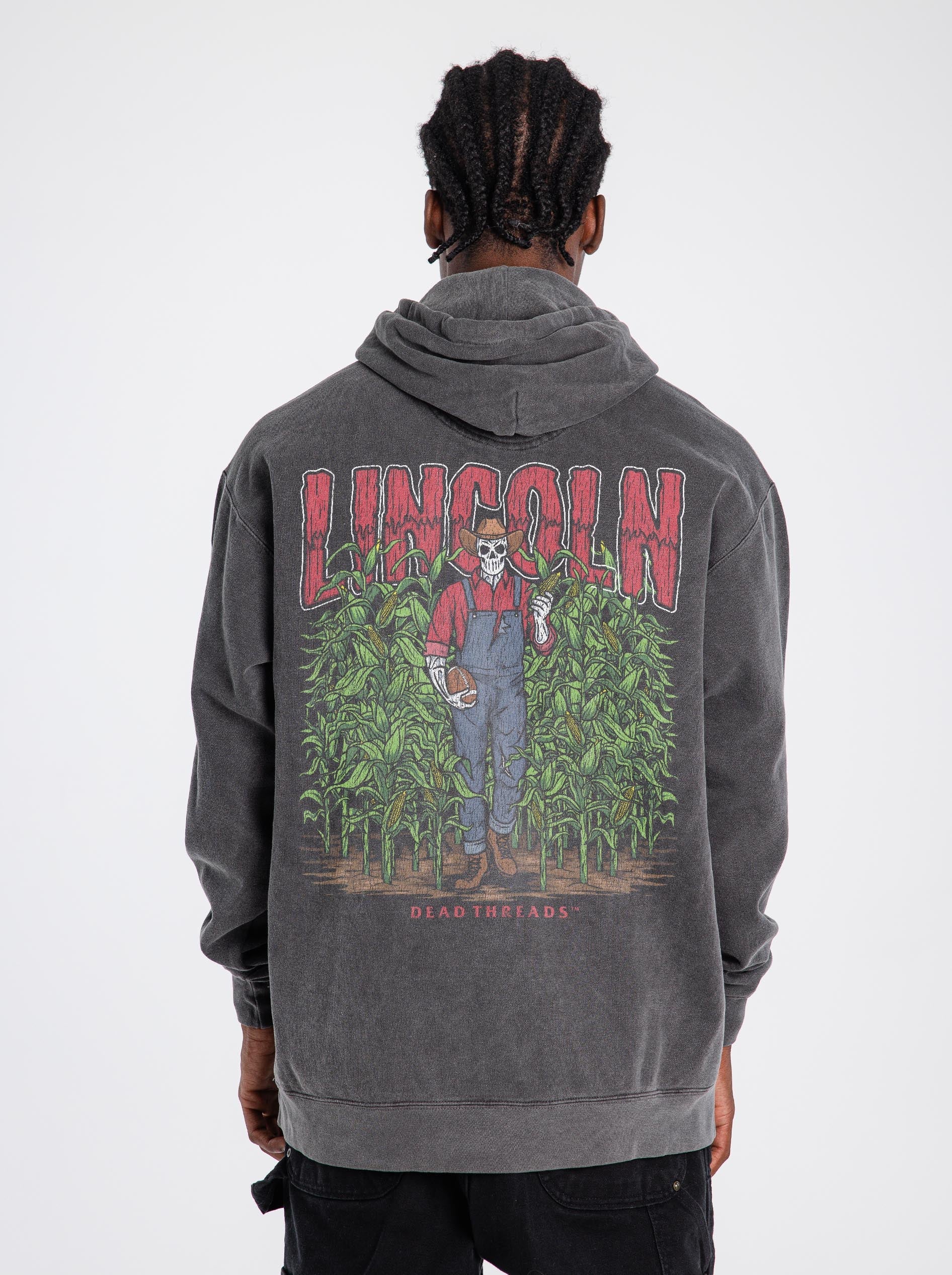 LINCOLN FOOTBALL HOODIE – Hoodie – Dead Threads Apparel
